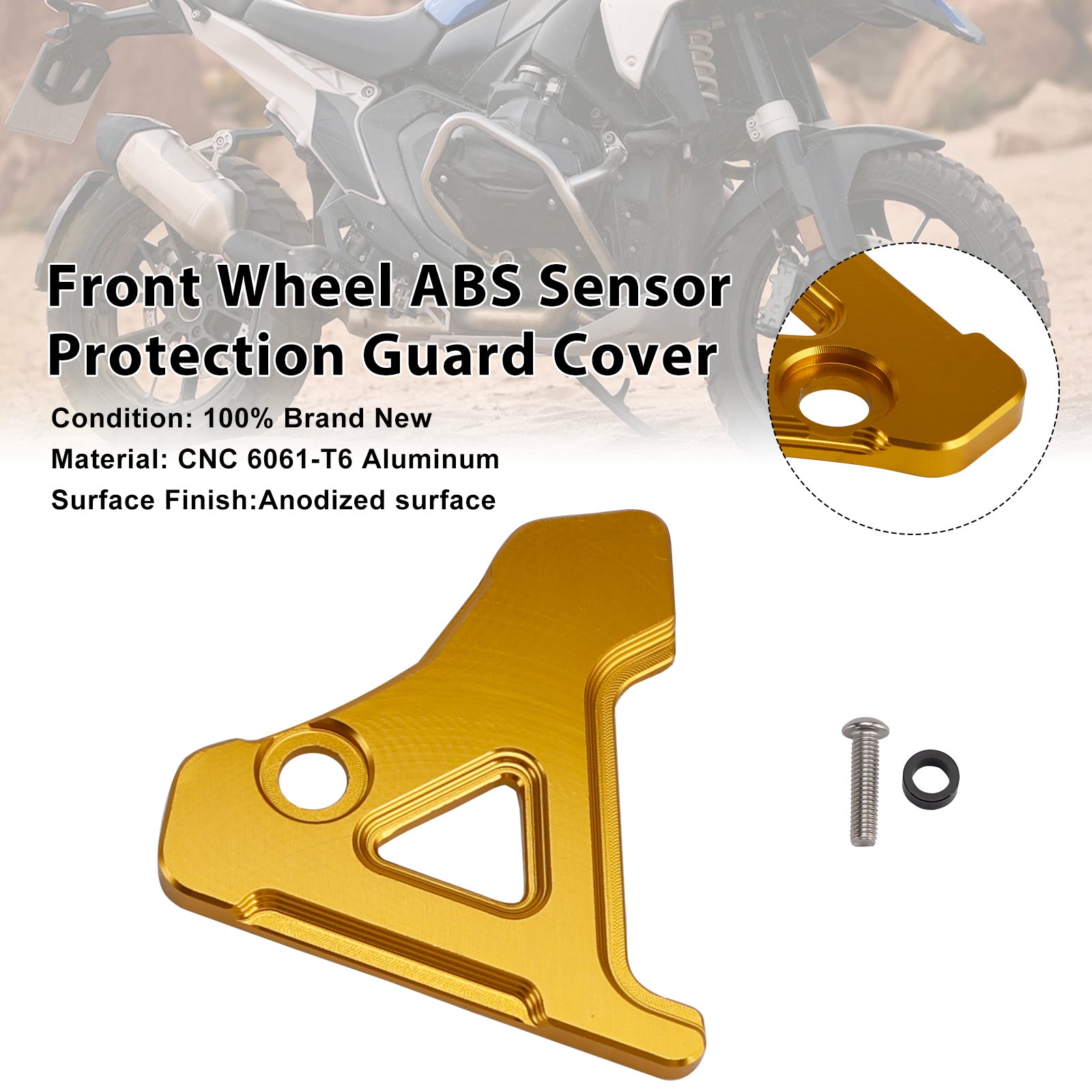 23-25 BMW R1300GS / ADV Front Wheel ABS Sensor Protection Guard