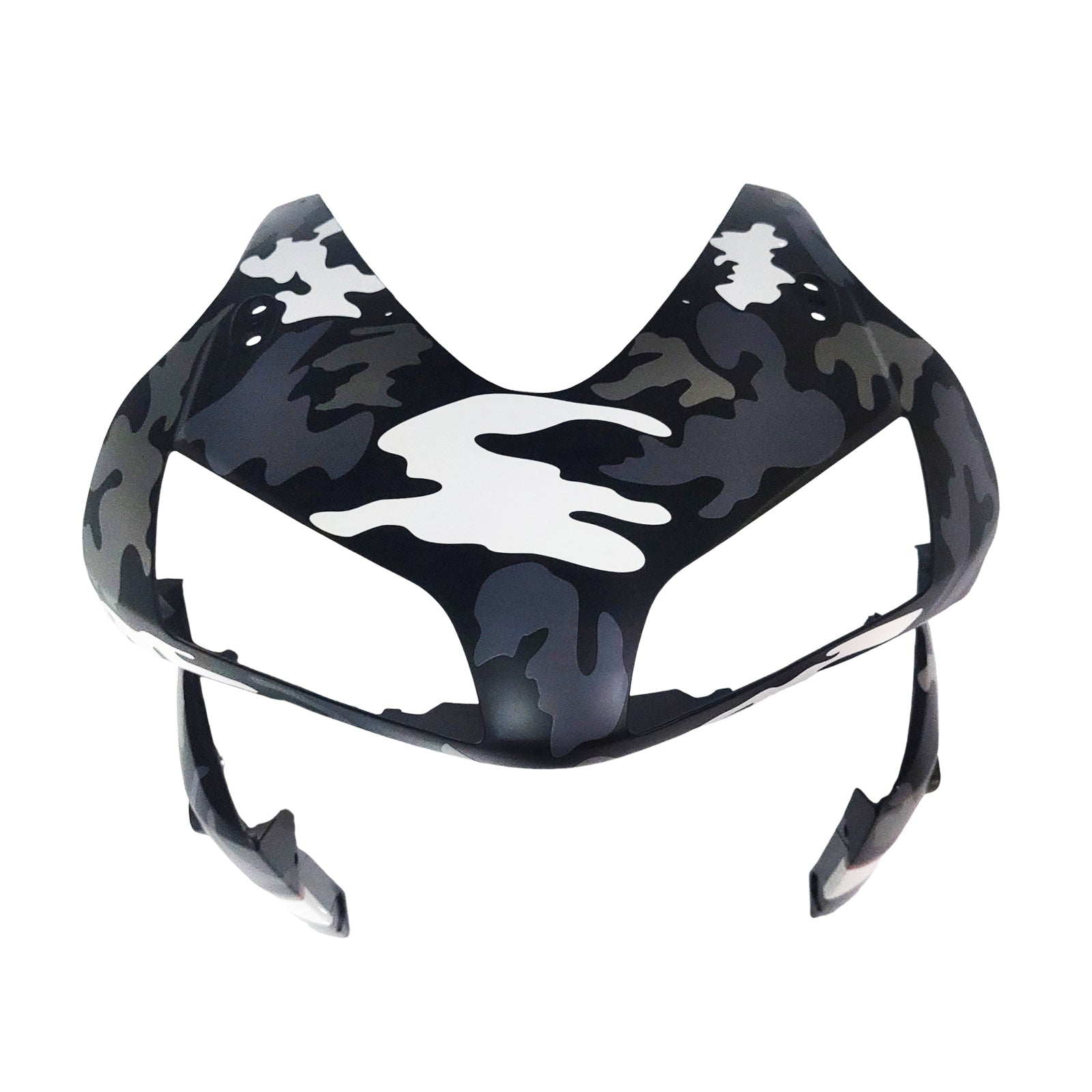 Amotopart 2003-2004 Honda CBR600RR Black White Shark Fairing Kit