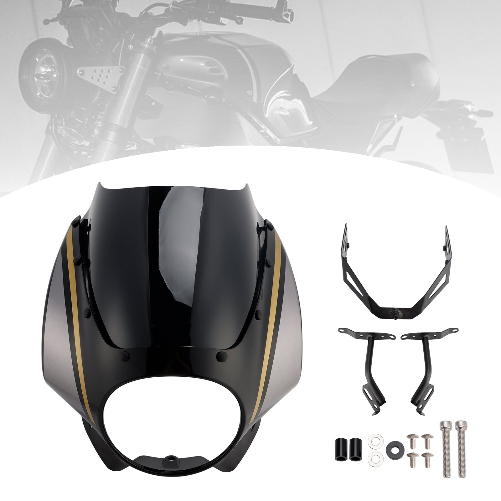 Yamaha XSR900 2022-2025 Headlight Fairing Windshield WindScreen