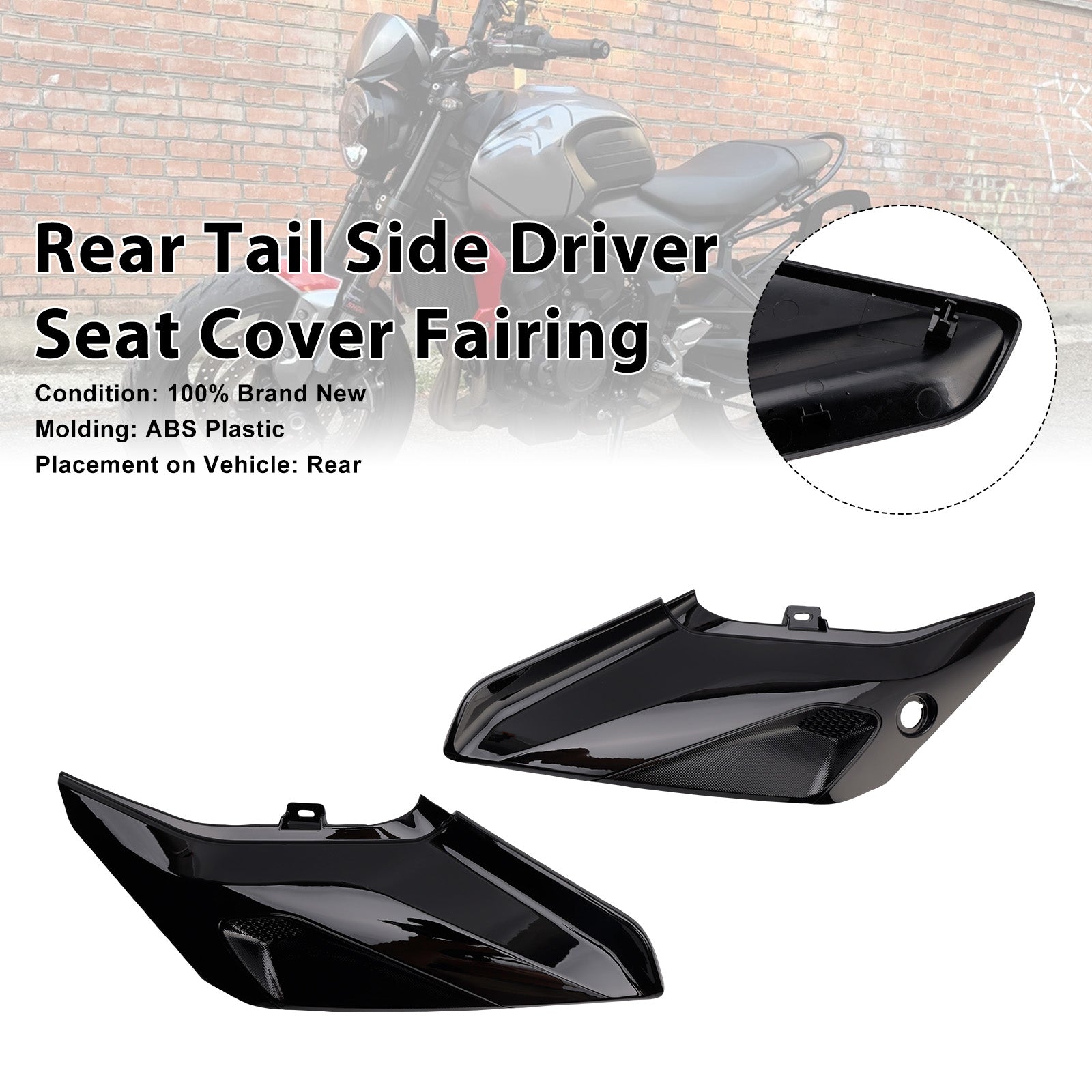 2022-2026 Trident 660 Side Seat Panel Fairing Cowl