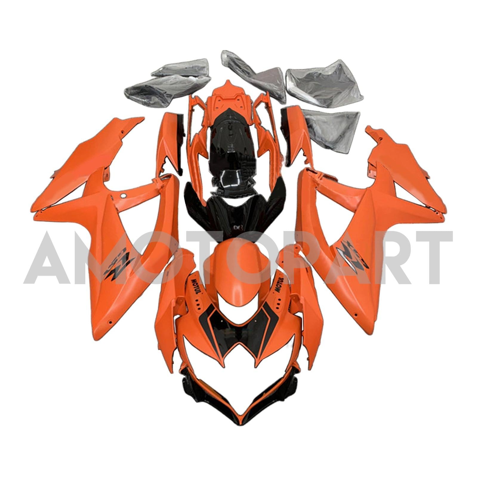 Amotopart 2008-2010 Suzuki GSXR 600/750 Collection de kit de carénage deux