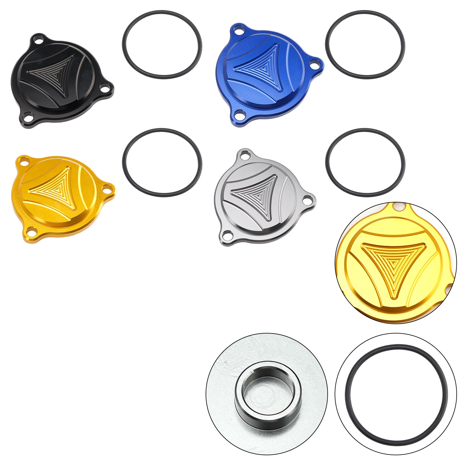 Suzuki Burgmann UH 125 150 200 DR-Z 400 E S SMCNC Oil Filter Cover