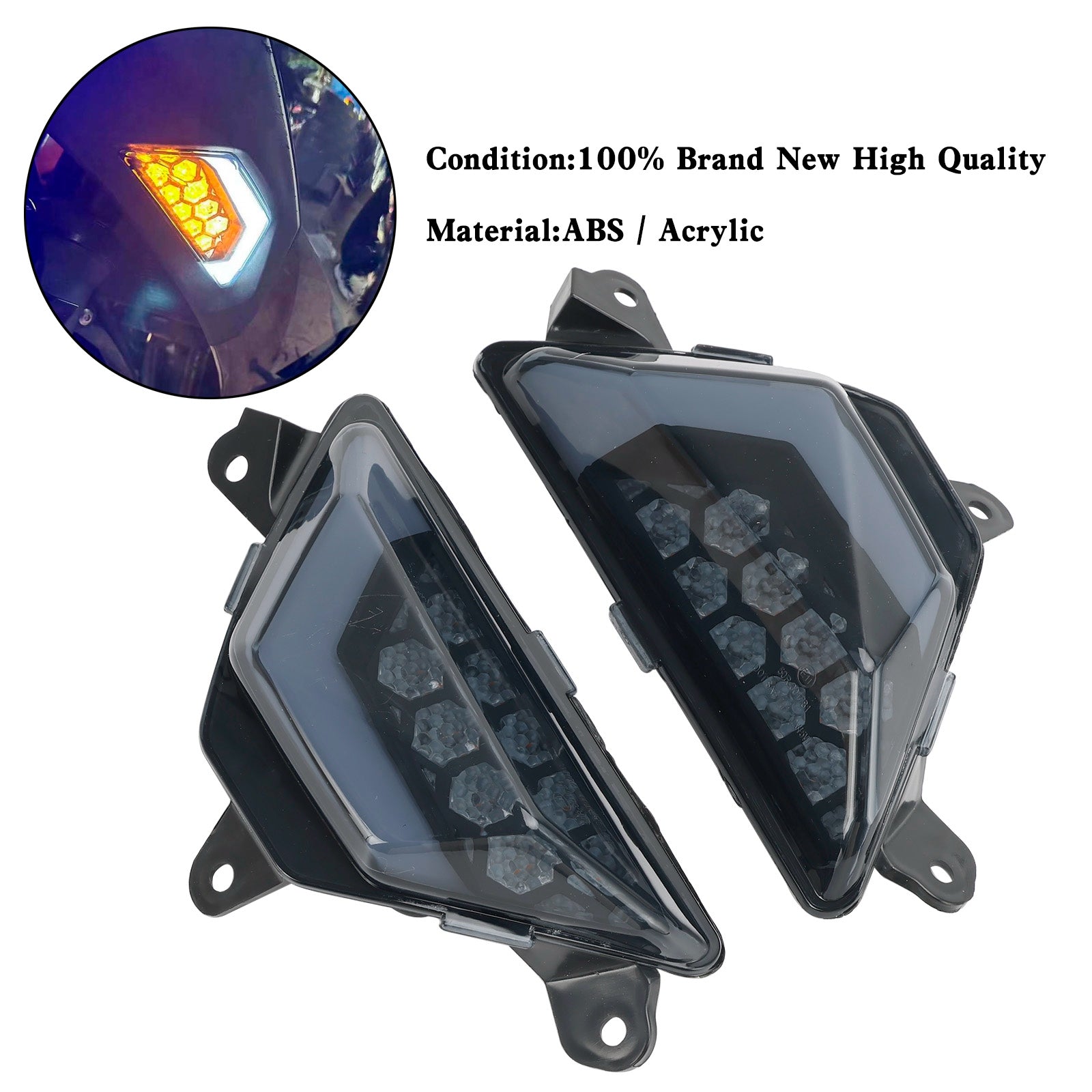 2012+ Kawasaki Ninja 300 400 650 ZX 6R ZX 4RR LED -LED -Blindesignallicht