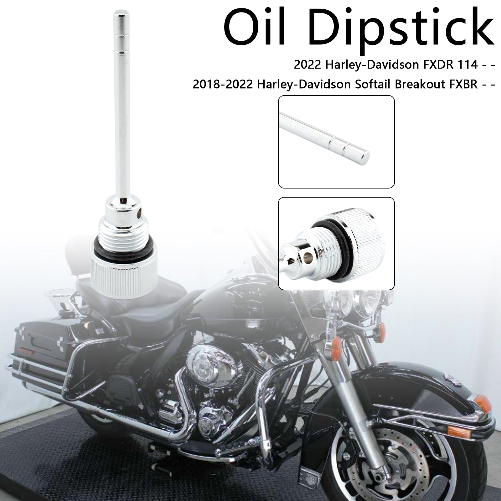 07-19 Softail Road Glide 1105-0022 Oil Dipstick Tank Cap Plug