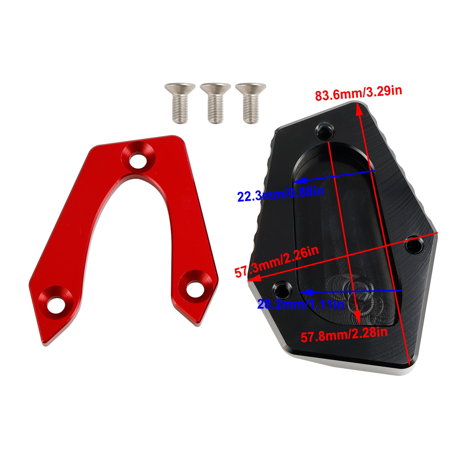 Cavalletto per piastra allargata per cavalletto 22-23 Speed Twin 900 e Street Twin 16-18 e Street Cup 17-18