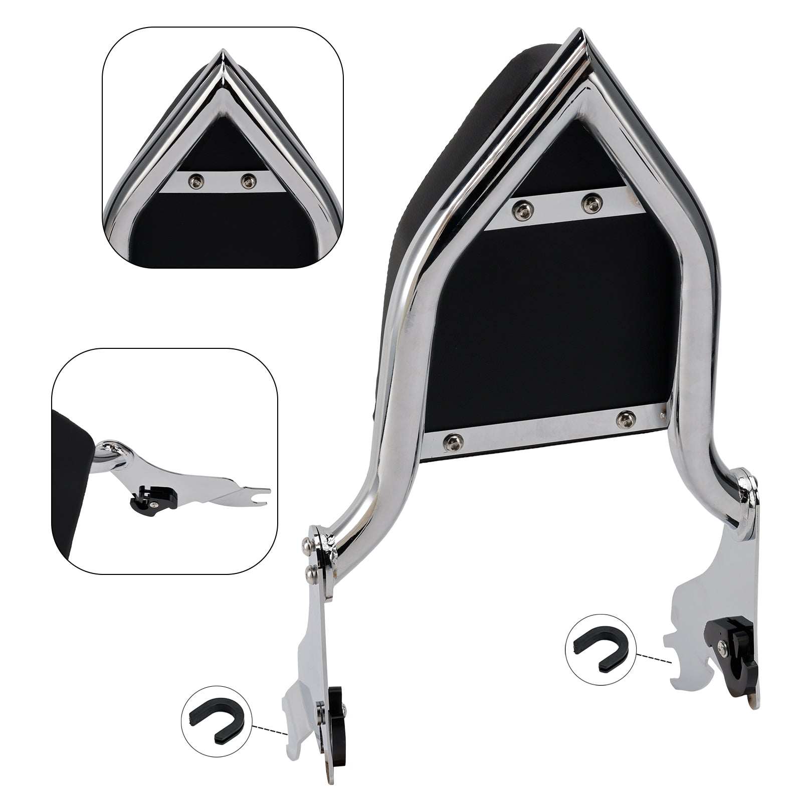 Road King 2009-2022 Street Glide 2009-2024 Passenger Sissy Bar Backrest