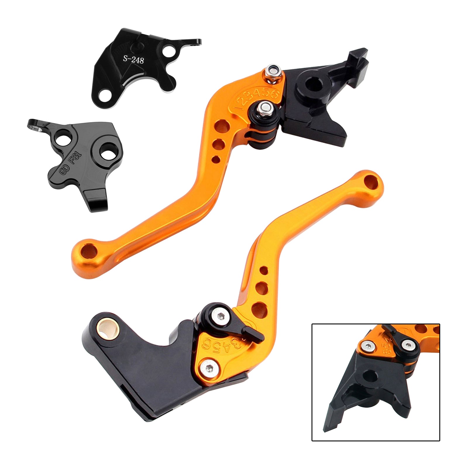 YAMAHA YZF R125 2008-2011 NEW Short Clutch Brake Lever