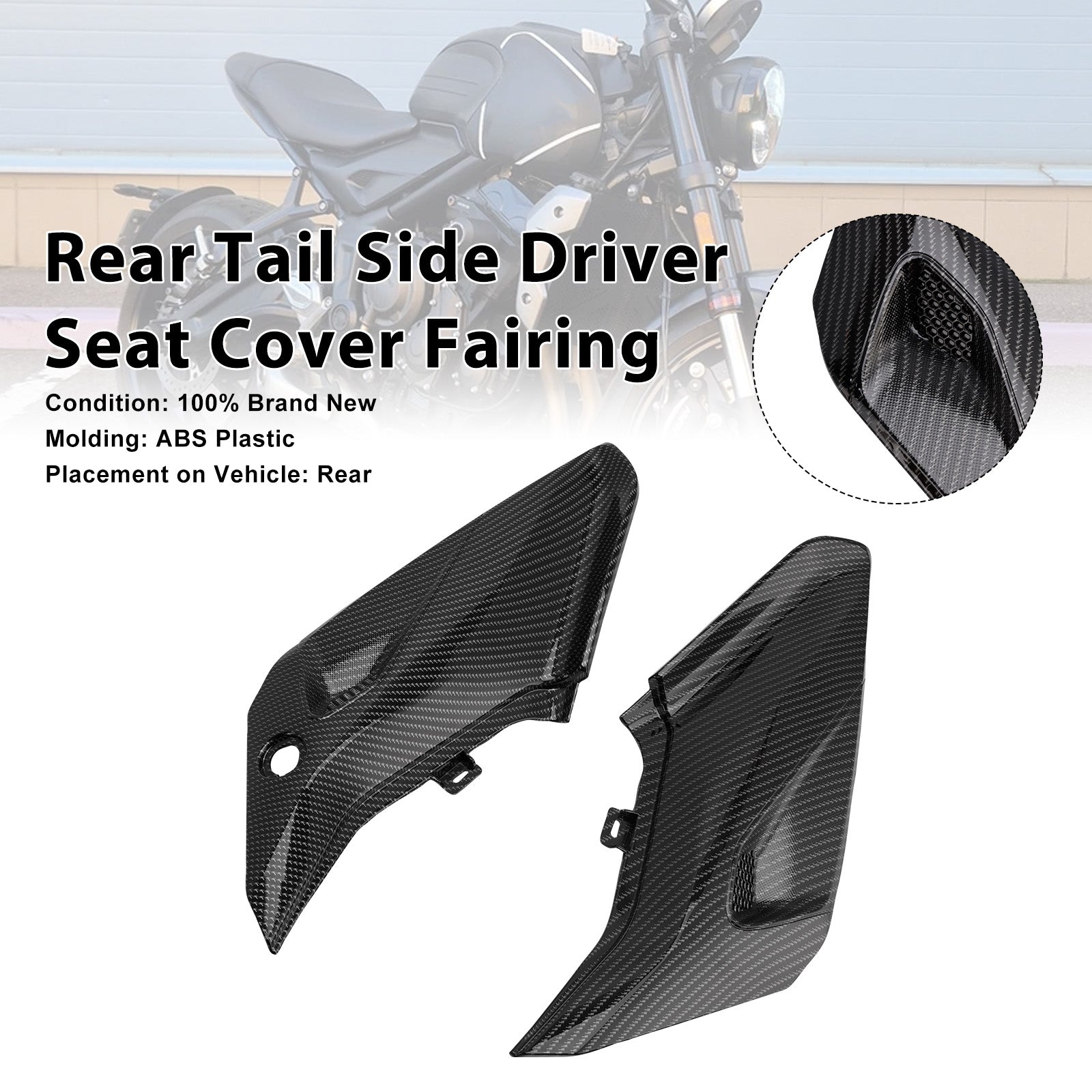 2022-2026 Trident 660 Side Seat Panel Fairing Cowl