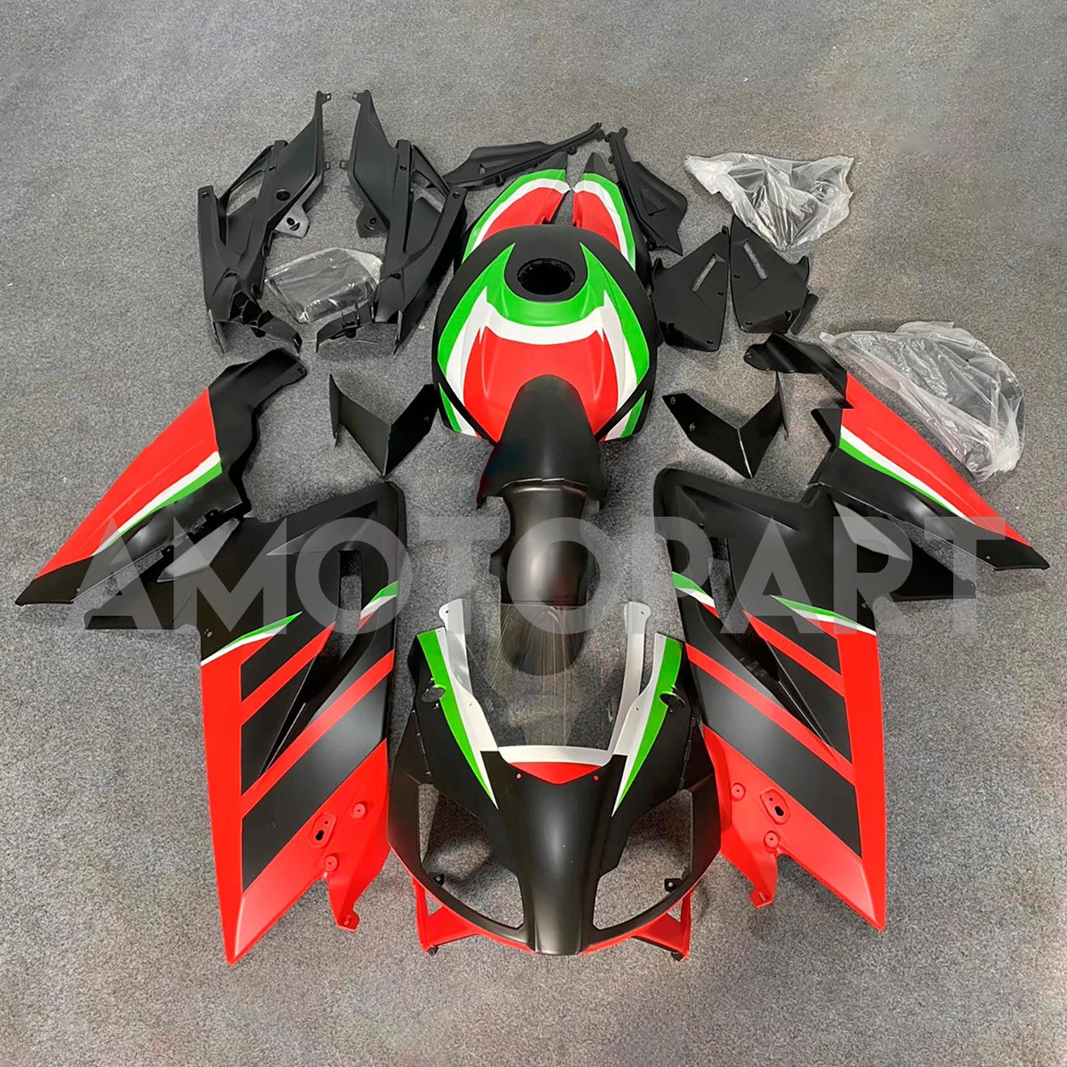 Amotopart 2006-2011 アプリリア RS125 グリーン ブラック レッド フェアリングキット