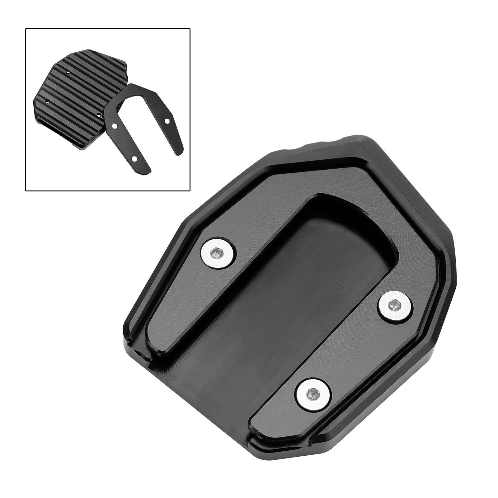 Almohadilla de placa ampliada con soporte para Kawasaki Vulcan S 650 VN650 2015-2021