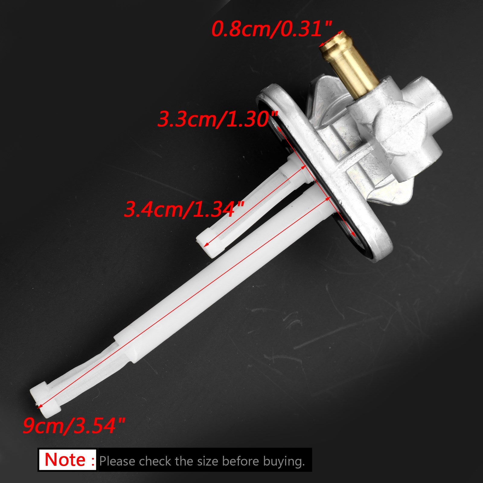 Petcock pro benzín paliva pro Yamaha WR250F 2007-14 WR450F 2007-12 5UM-24500-E0