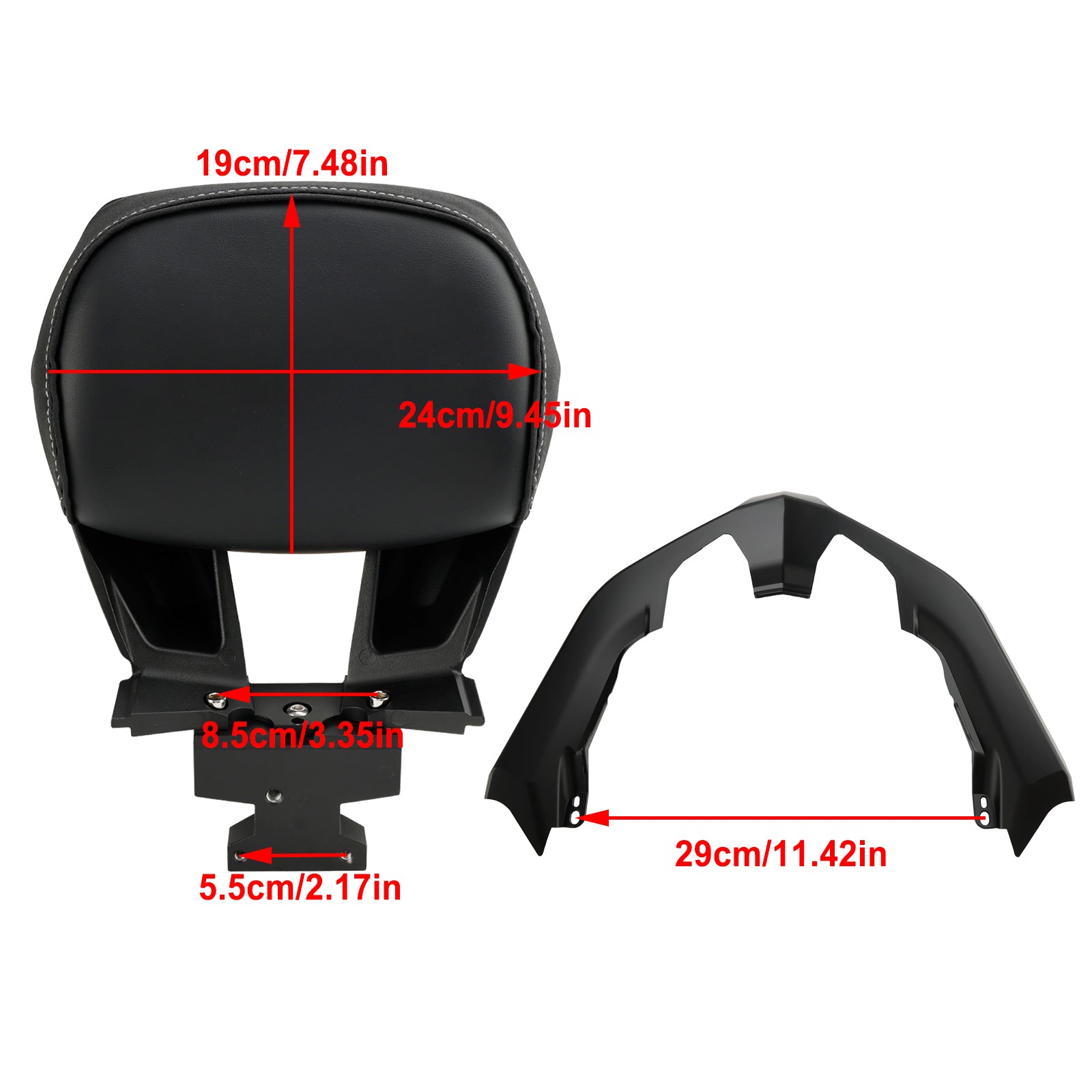 Passenger Sissy Bar Backrest for Yamaha X MAX X-MAX 300 2023-2025