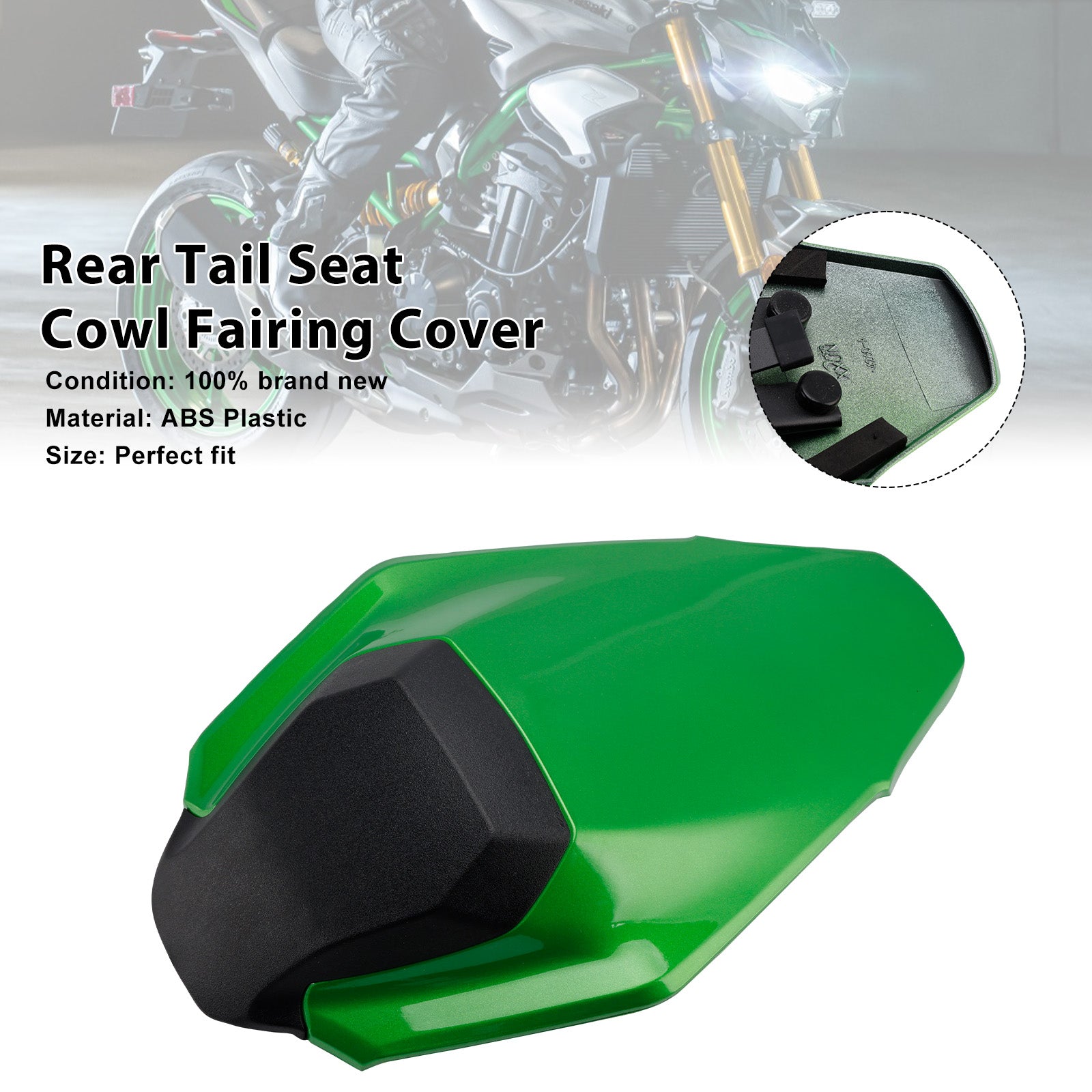 Kawasaki Z900 Z900SE 2025-2026 Couvercle de carénage de capot de siège arrière