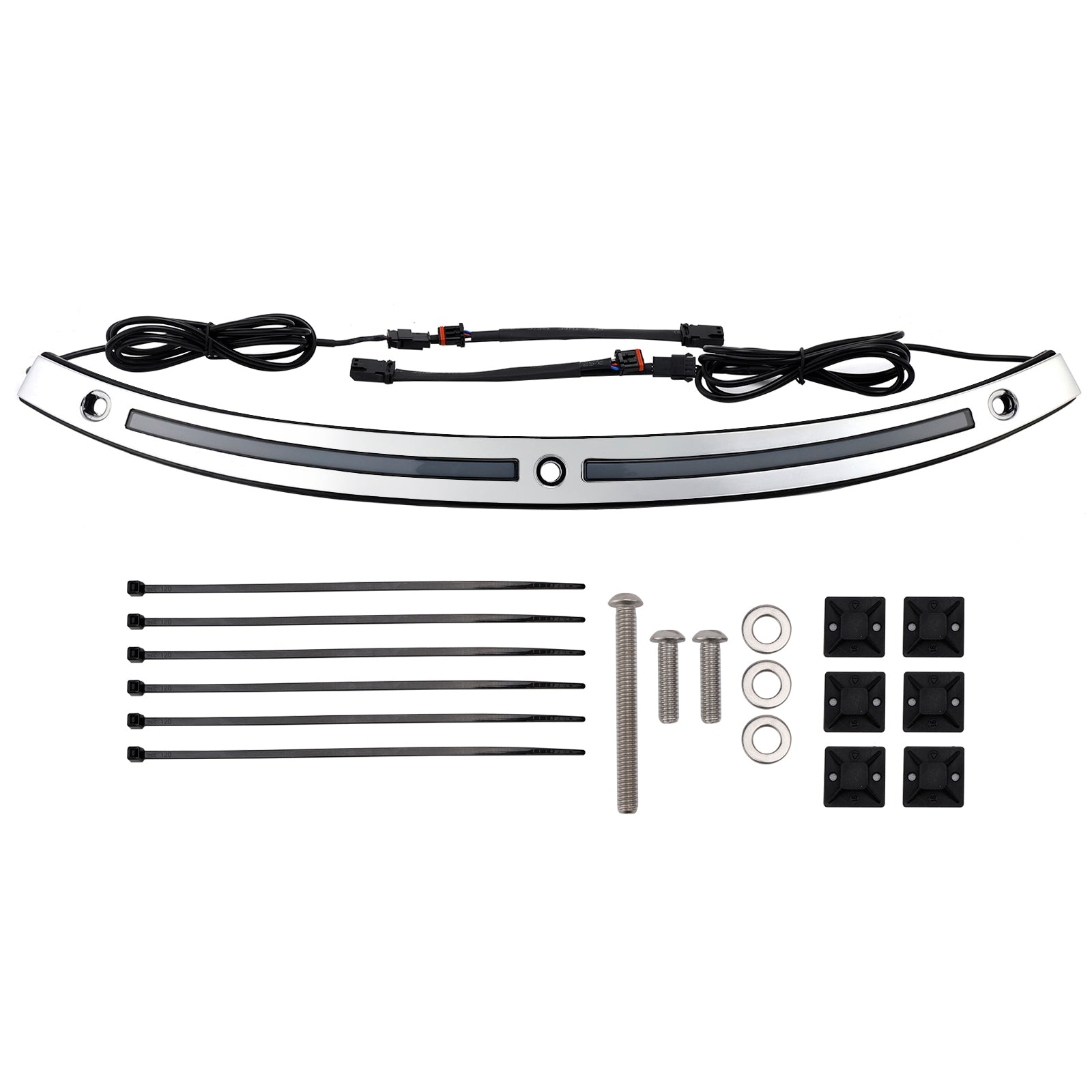 2014+ Touring Electra Glide LED Running Turn Signal Light Windshield Trim