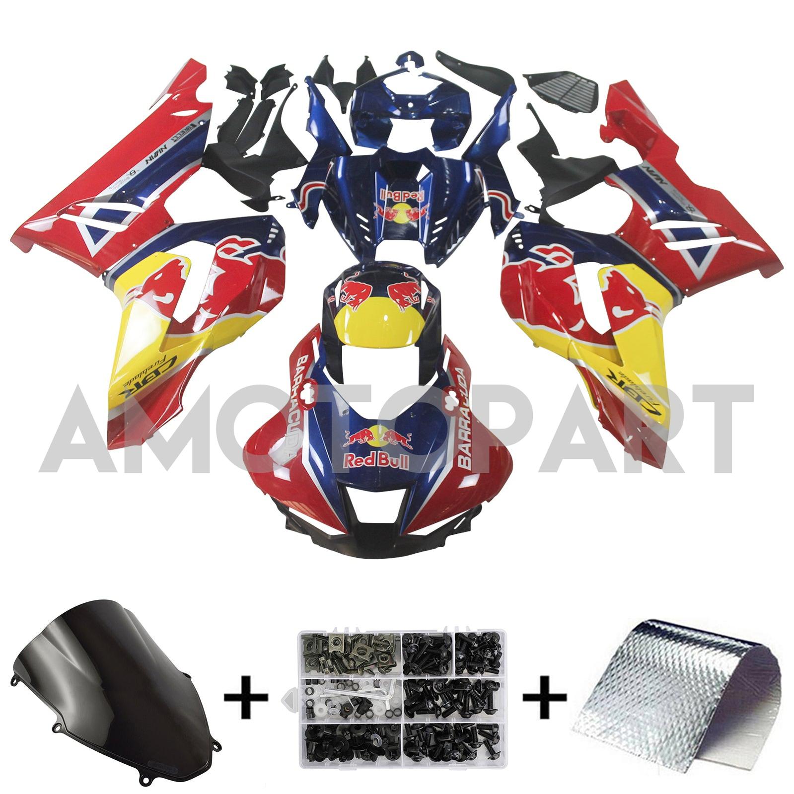 Amotopart 2020-2023 Honda CBR1000RR-R Red Yellow Blue Fairing Kit