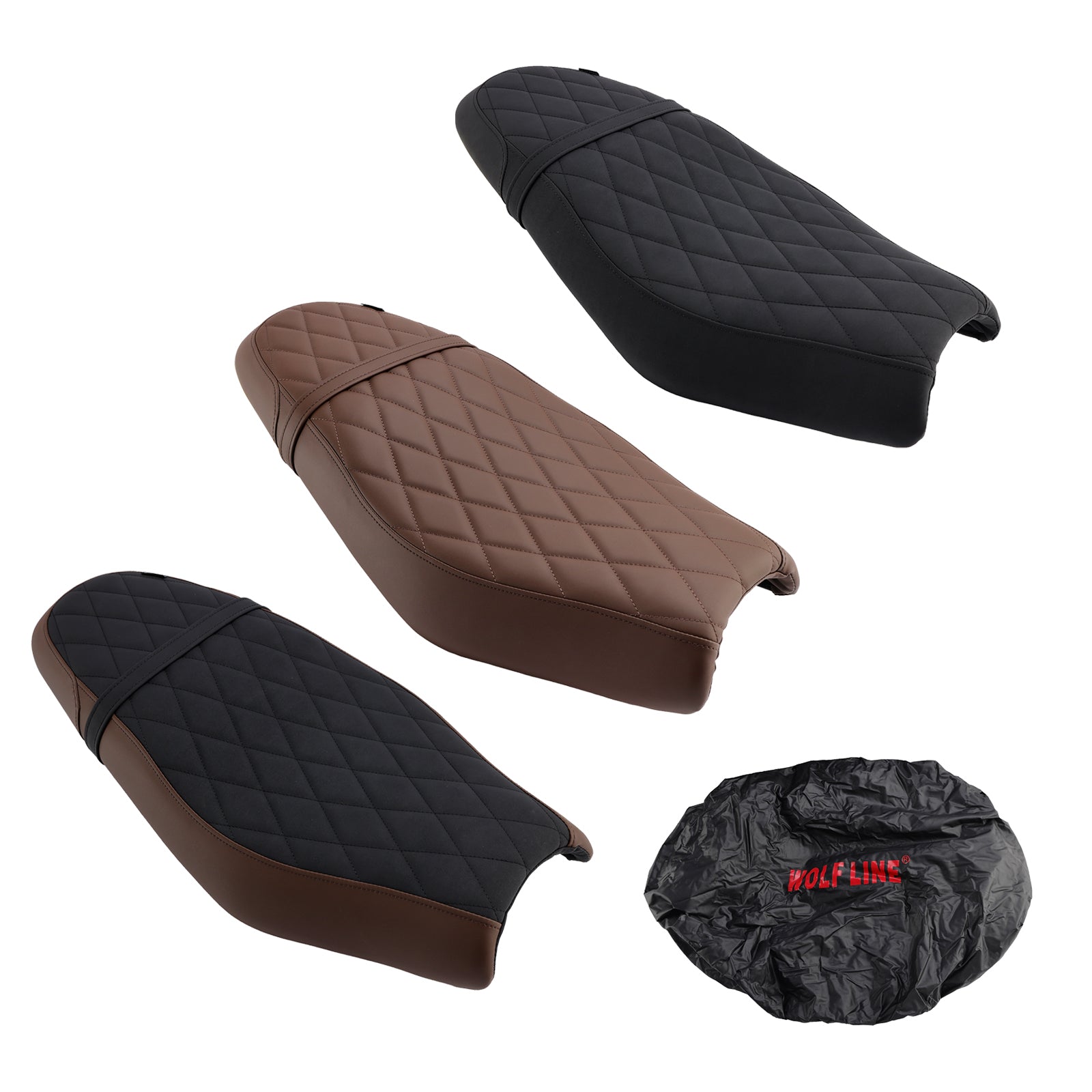 24+ Speed Scrambler 400 x Cushion Complete Cushion Rider Seat Black Black