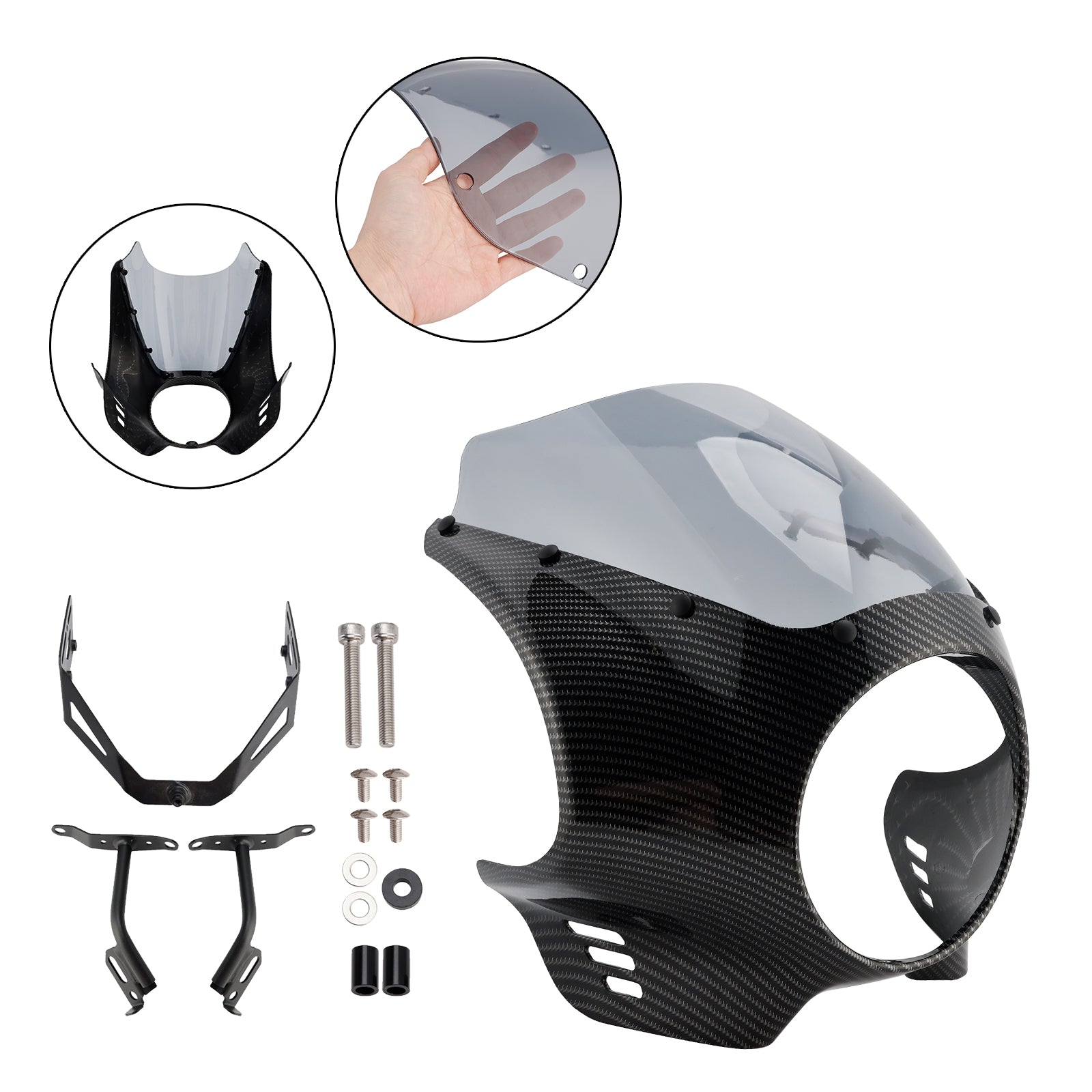 Yamaha XSR900 2022-2025 Headlight Fairing Windshield WindScreen