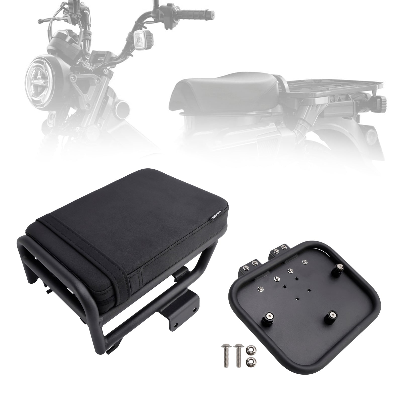 2020-2023 Honda CT125 Hunter Cub Kit sadeltaskebeslag & Bagsædehynde flad