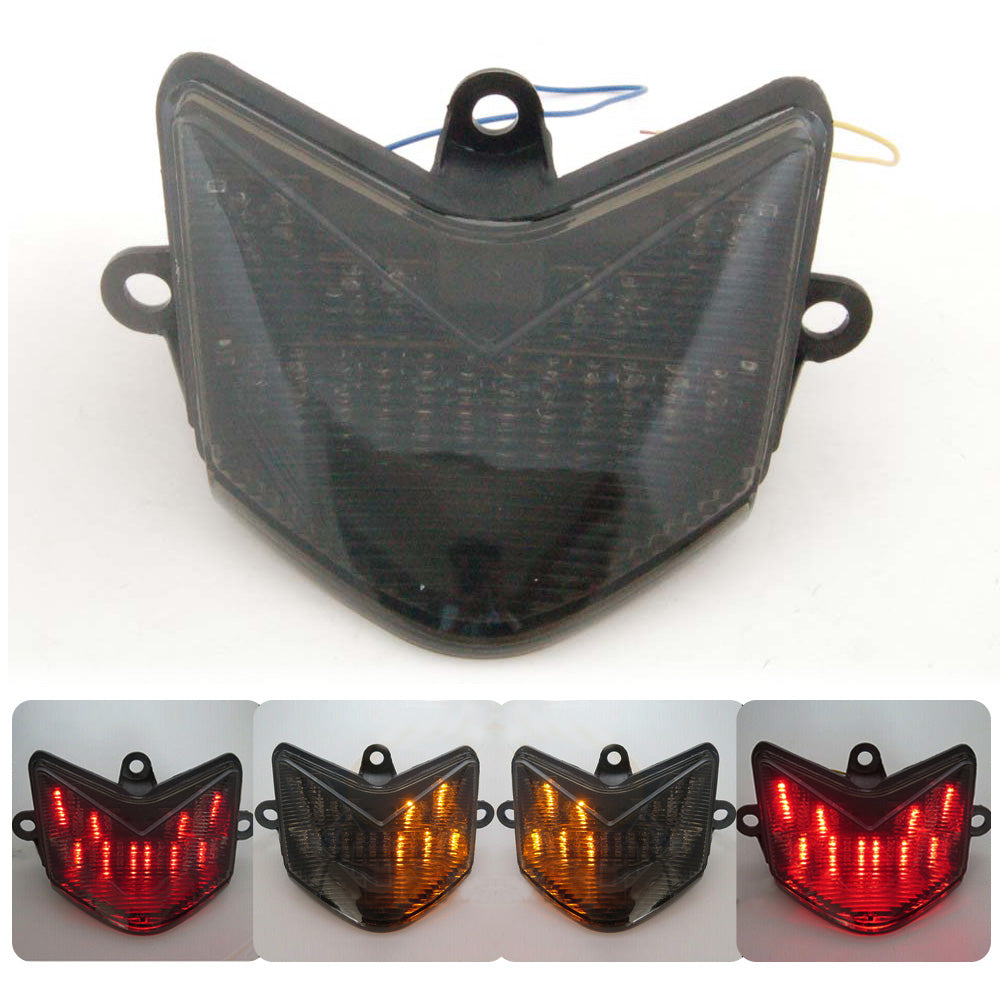 04-05 Kawasaki Ninja ZX10/ZX10R Integrated LED TailLight Turn Signals Smoke