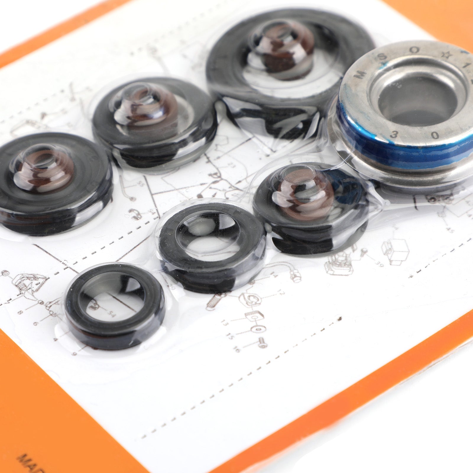 2013–2017 Honda CRF250L Complete Engine Oil Seal Crankcase Kit - 11pcs