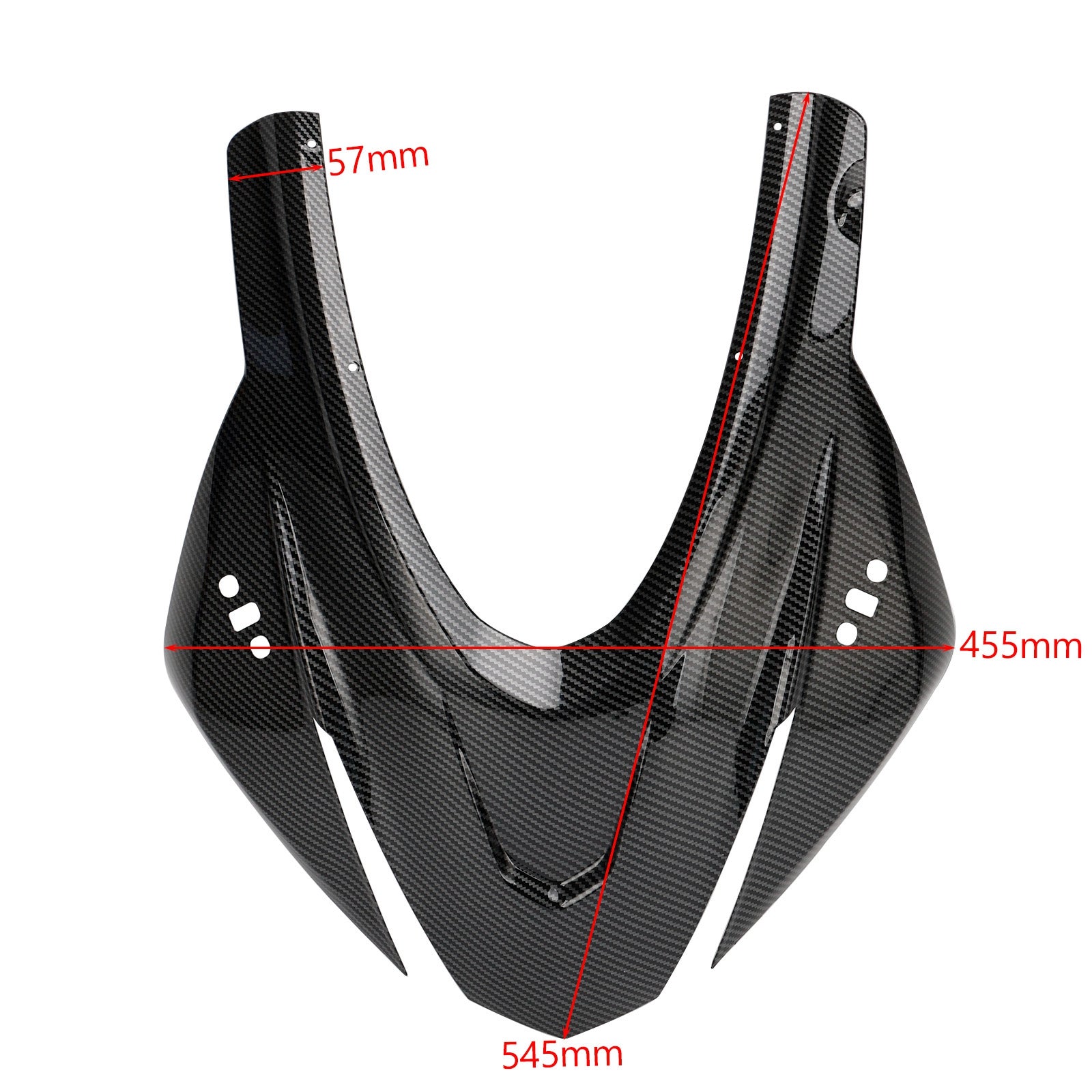 Carbon Front Headlight Hood Nose Fairing Cover For Aprilia RS 660 2020-2024