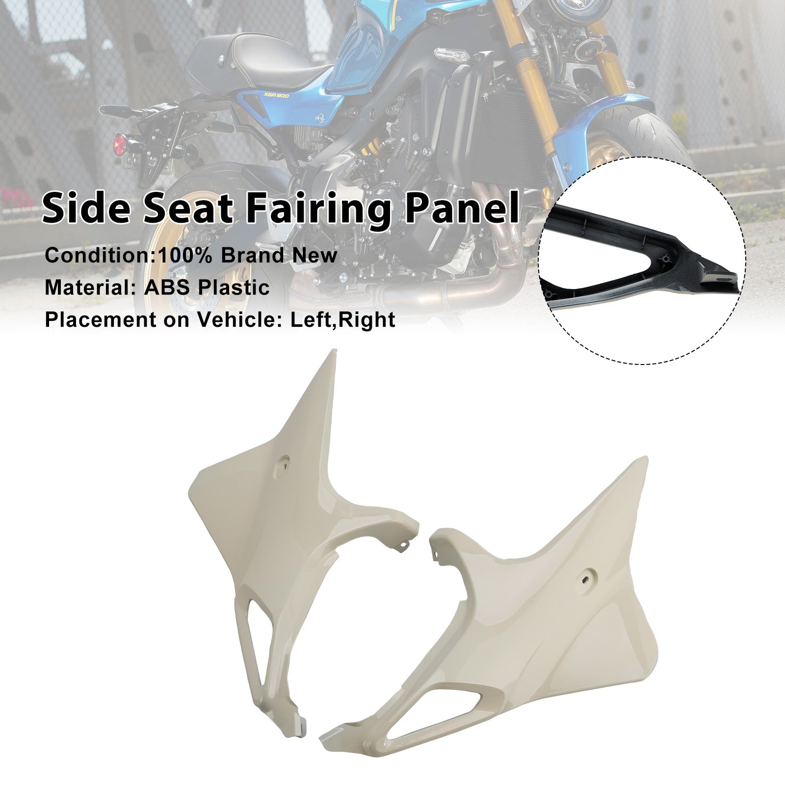 Yamaha XSR 900 XSR900 2022-2025 Side Seat Fairing Panel Cowl