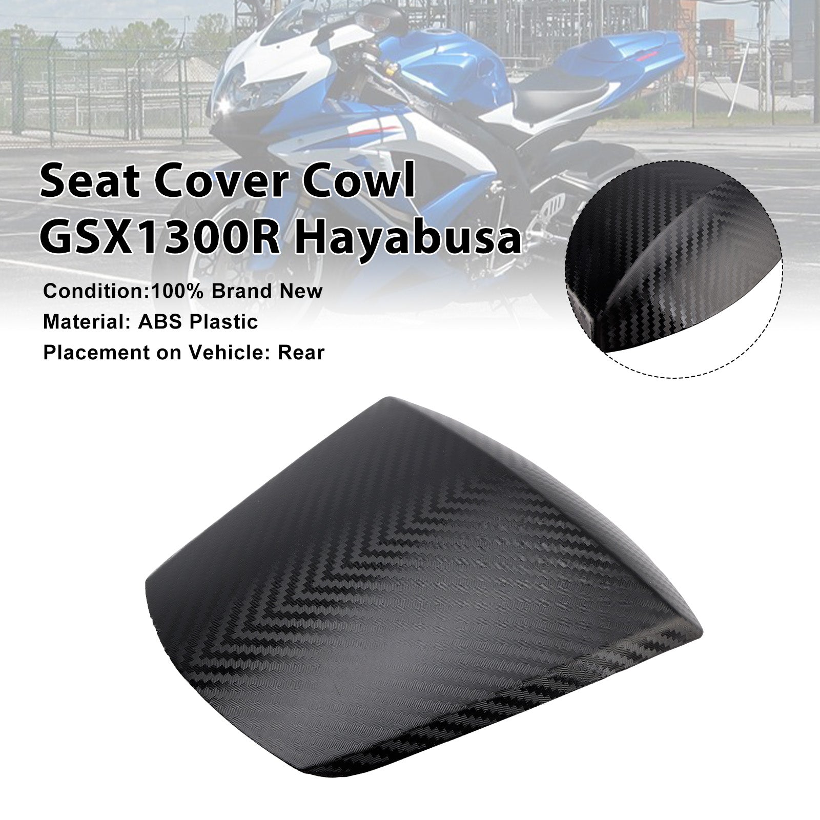 Housse de carénage de siège arrière Suzuki GSXR600 GSXR750 K11 2011-2026