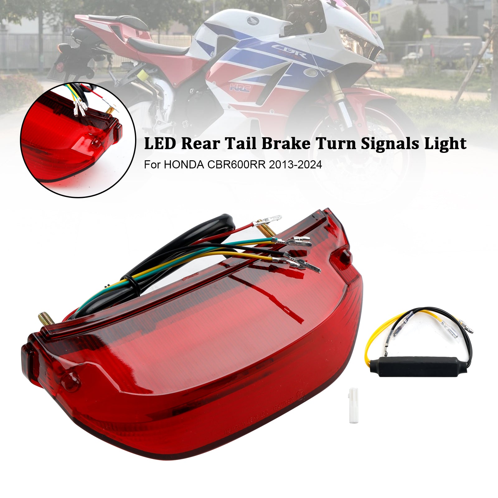 13-24 Honda CBR600RR LED Heckschwanzbremse drehen Signale Licht