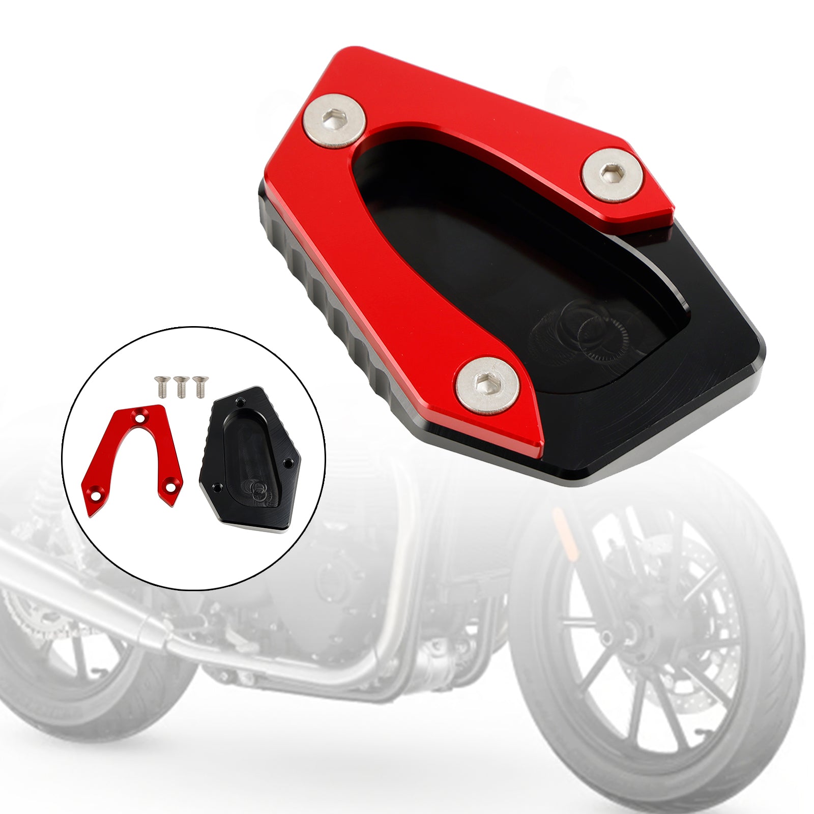 Cavalletto per piastra allargata per cavalletto 22-23 Speed Twin 900 e Street Twin 16-18 e Street Cup 17-18