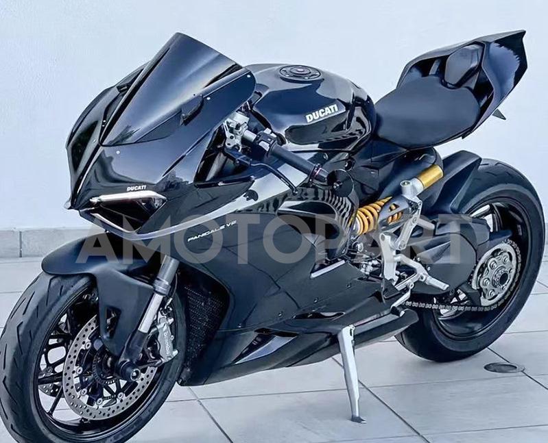 Amotopart 2020-2024 Ducati Panigale V2 Black Fairing Kit