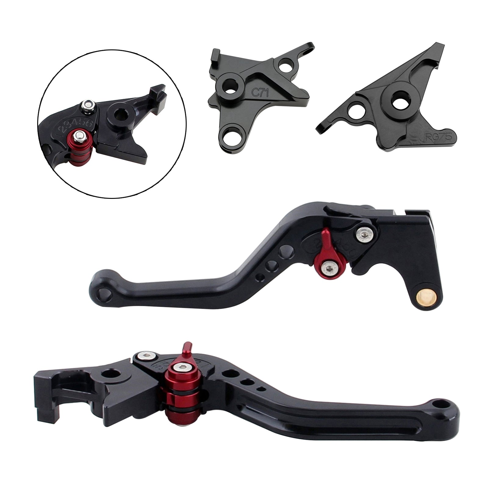 BMW R Nine T/Pure/Racer 2017-2023 Nouveau levier de frein à embrayage court