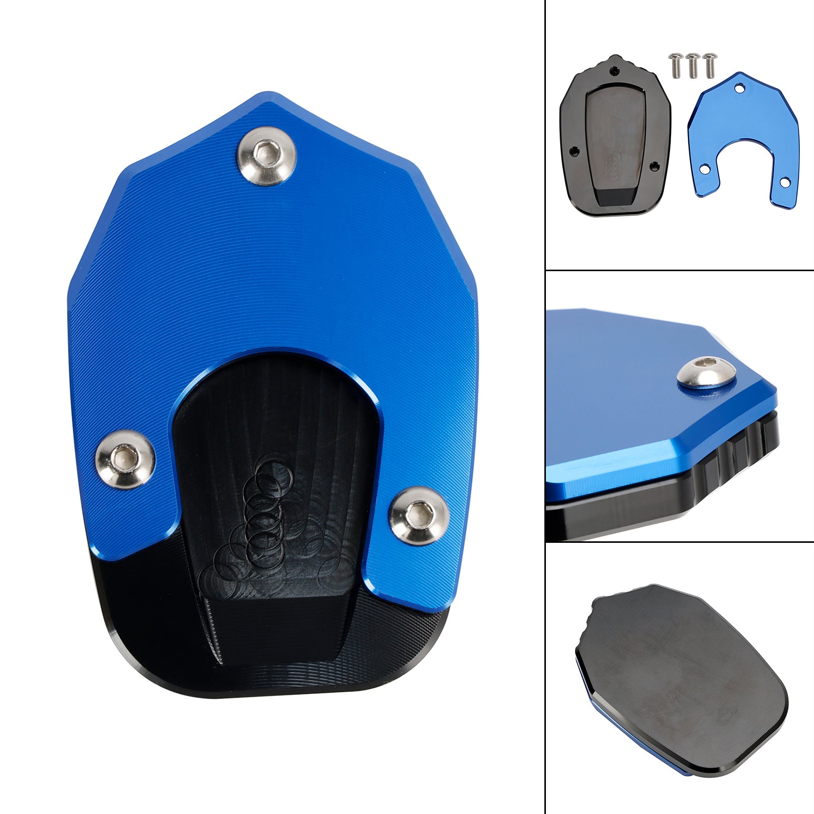 Suzuki 15-20 GSX-S1000 & 22-23 GSX-S1000 Blue Kickstand Enlarge Plate Pad