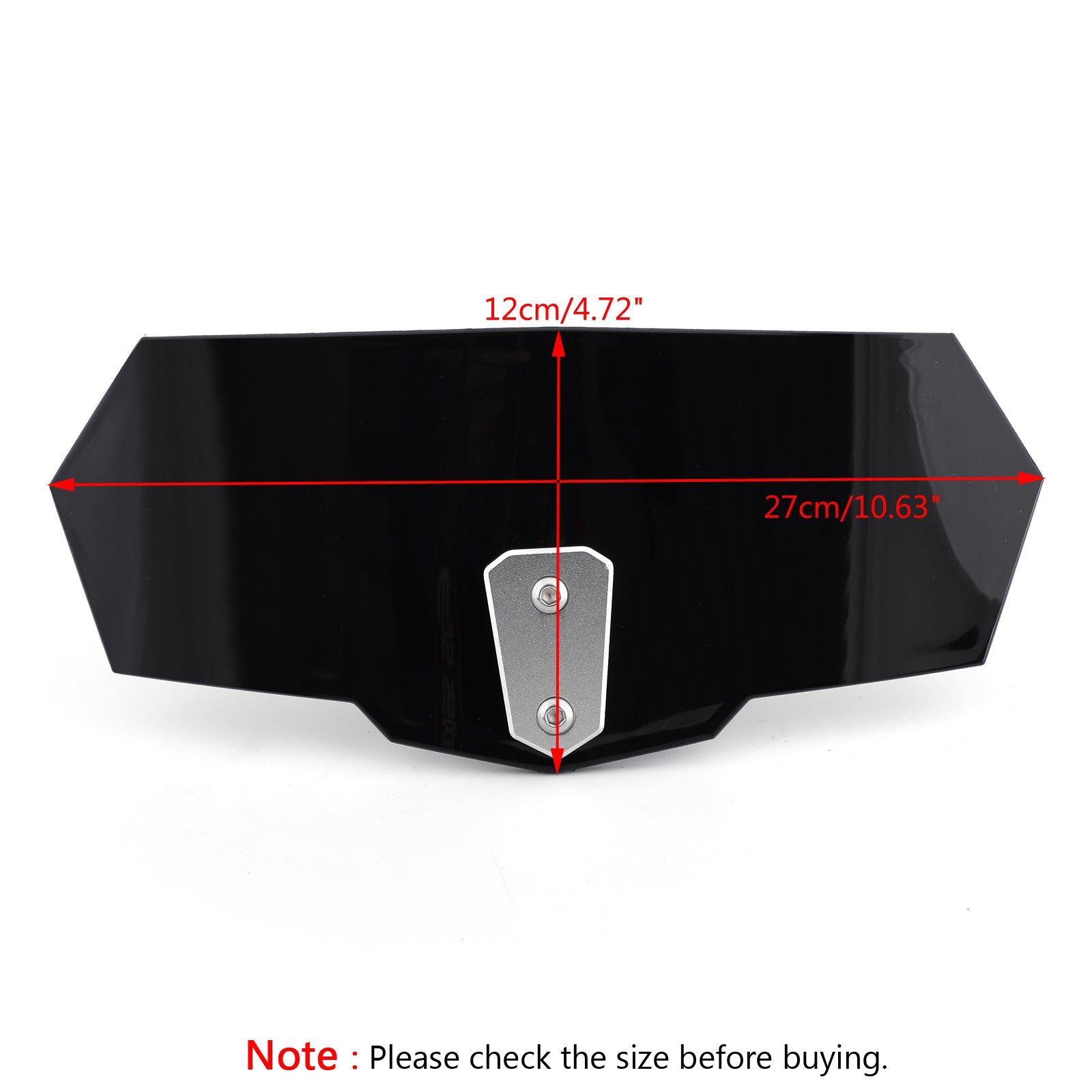 Defletor de extensão do Universal AjustablendShield para Honda Yamaha