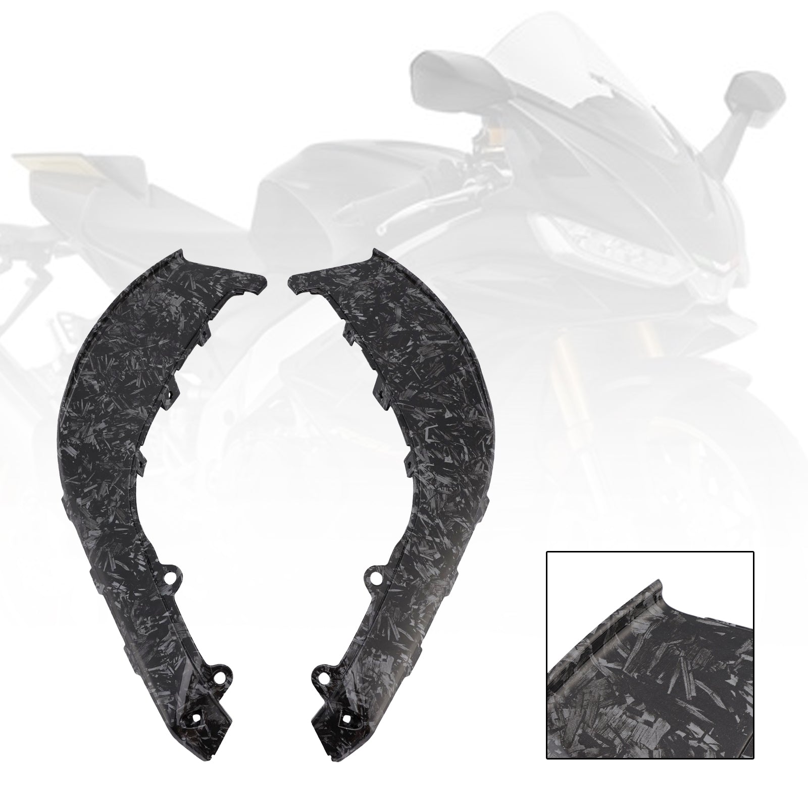 2021-2024 Aprilia RSV4 Upper Fairing Infills Side Panels Cowling Frame
