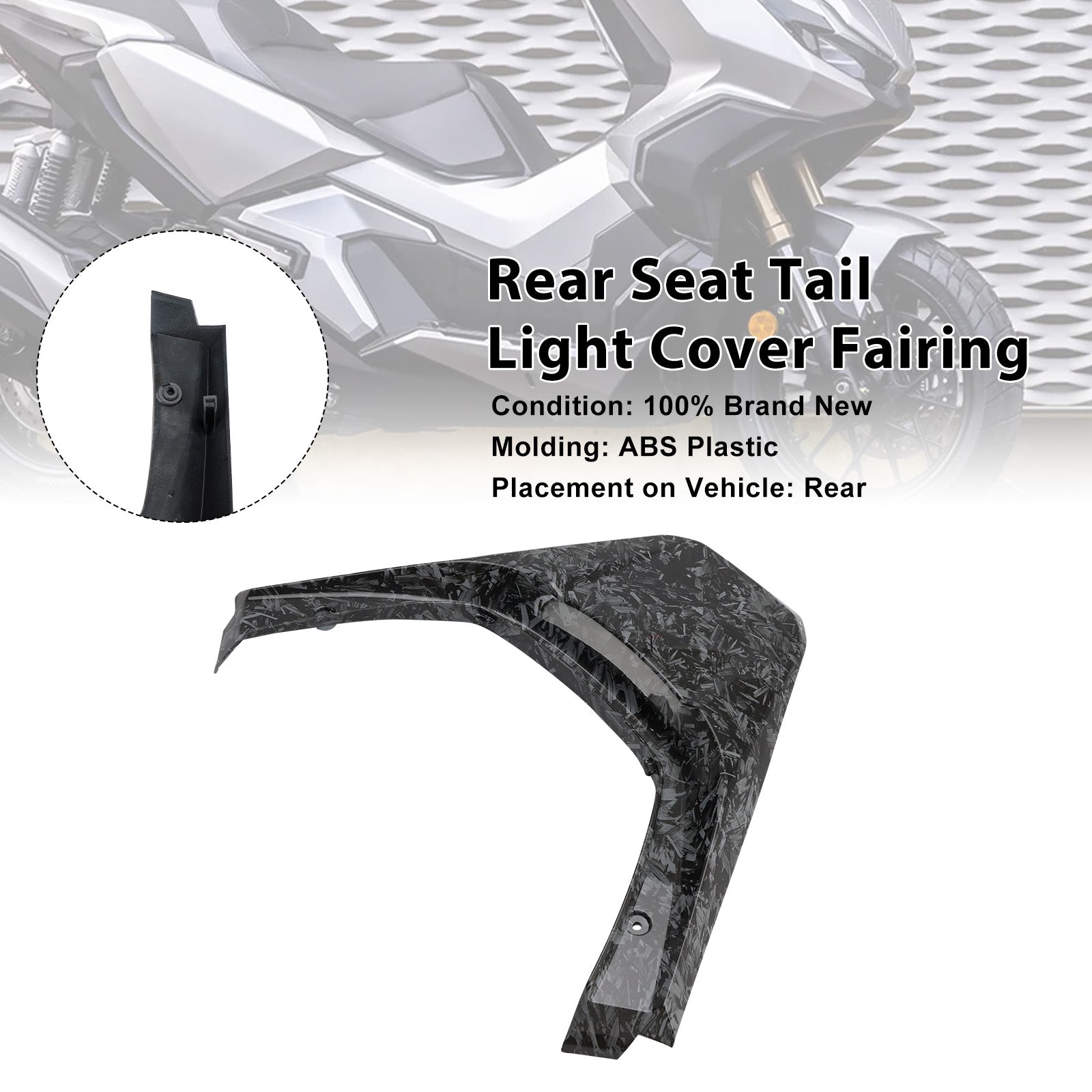 Honda ADV 350 2022-2025 Rear Seat Tail Light Cover Fairing