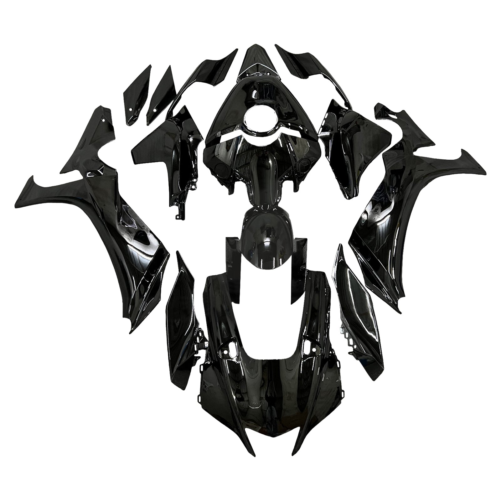 Amotopart 2020-2025 Yamaha YZF-R1 Gloss Black Fairing Kit
