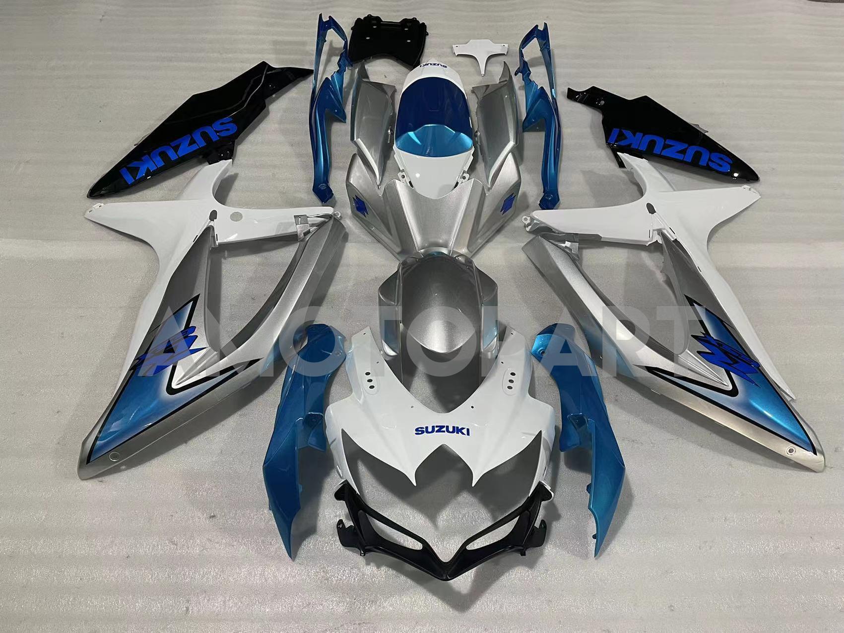 Amotopart 2008-2010 Suzuki GSXR 600/750 Collection de kit de carénage deux