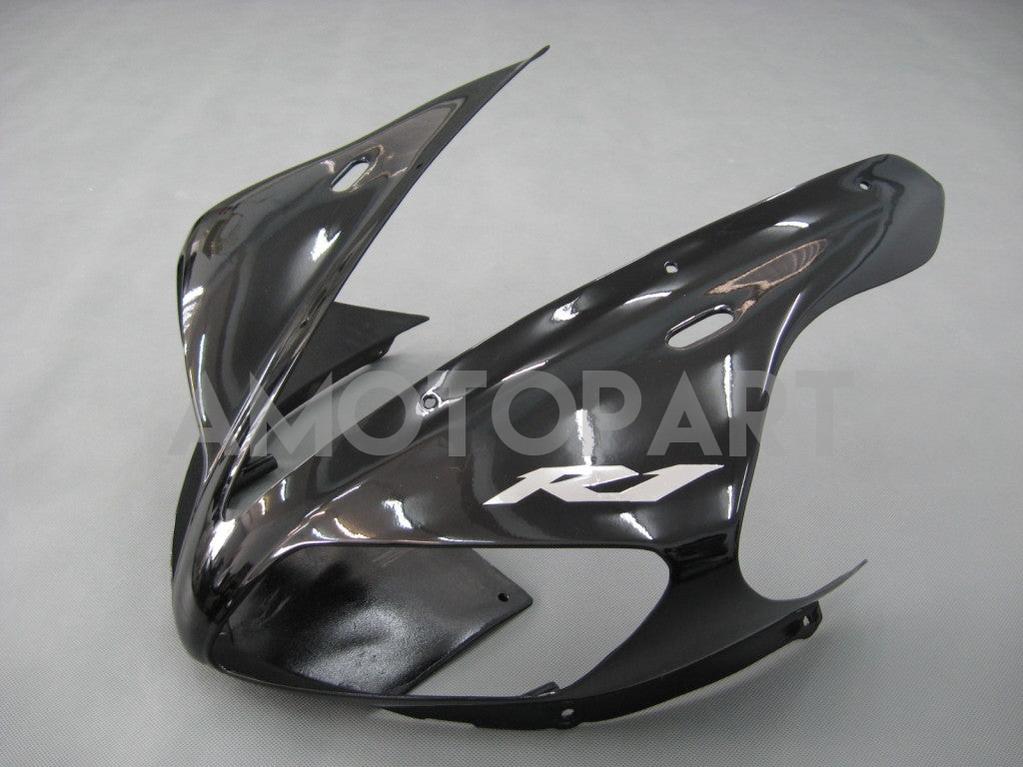 Amotopart 2002-2003 Yamaha YZF 1000 R1 Gloss Black Fairing Kit