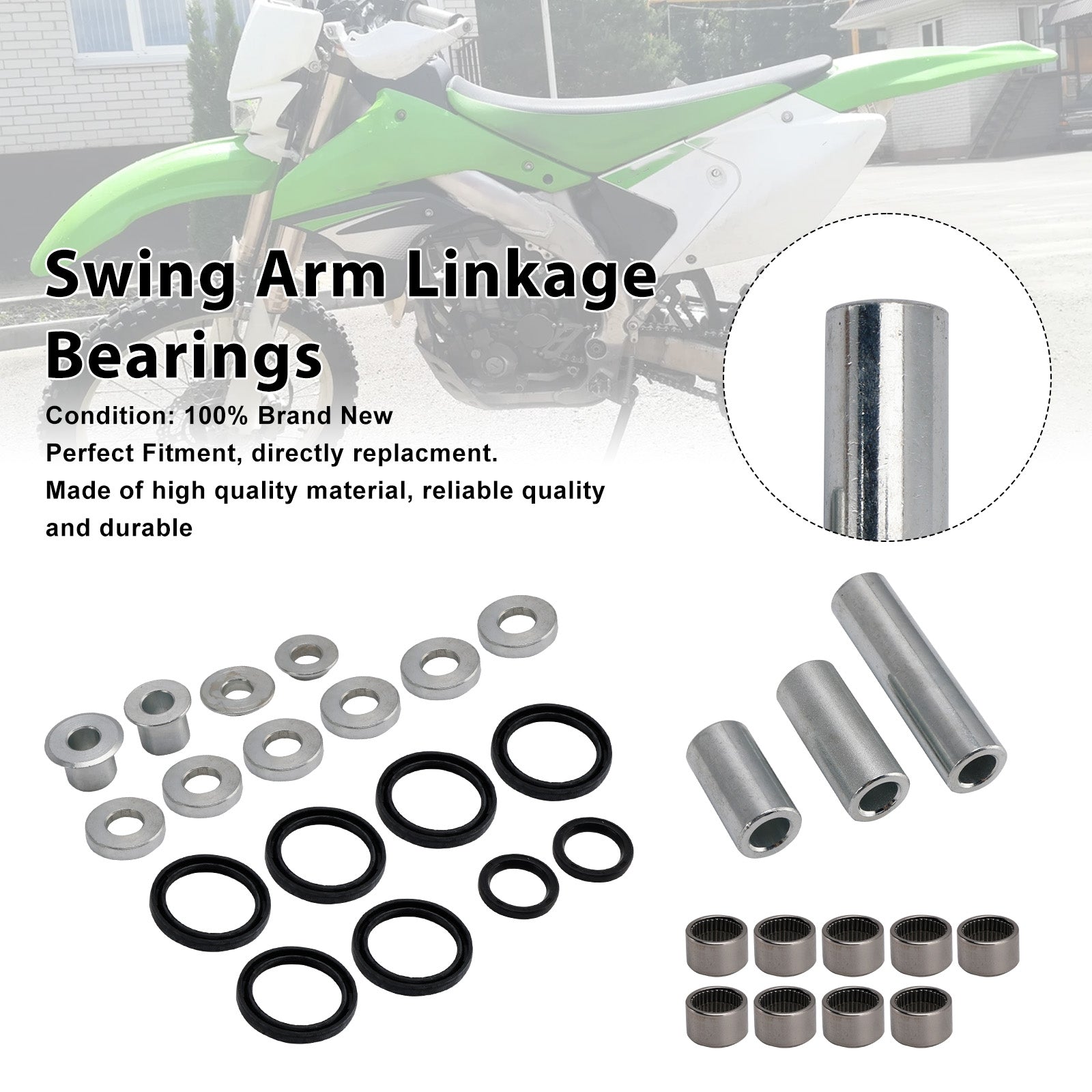 2006-2018 Kawasaki KX250F KX450F Swing Arm Linkage Bearings 27-1137