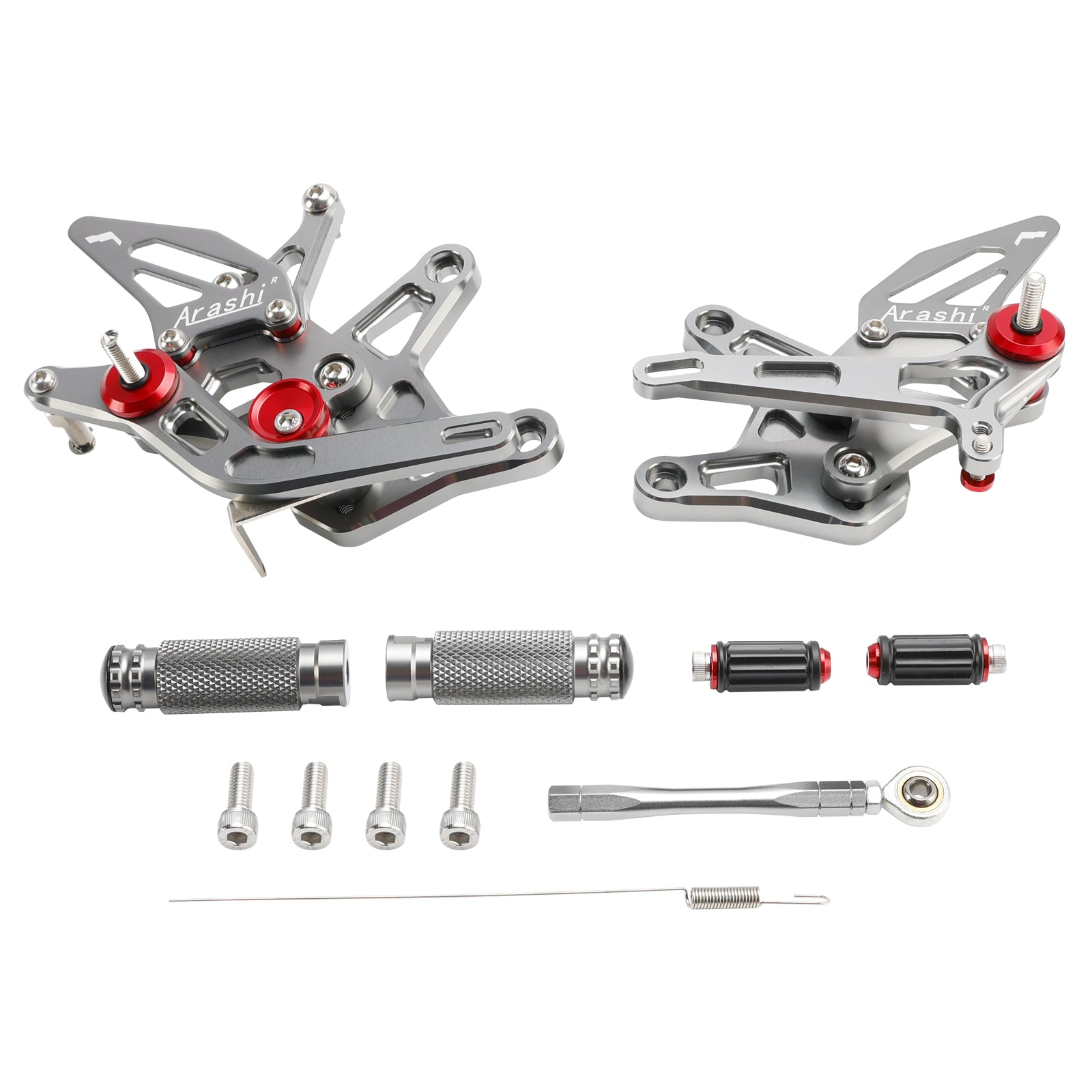 2024-2025 Kawasaki Ninja ZX6R ZX636 CNC Aluminum Rearsets Footpegs