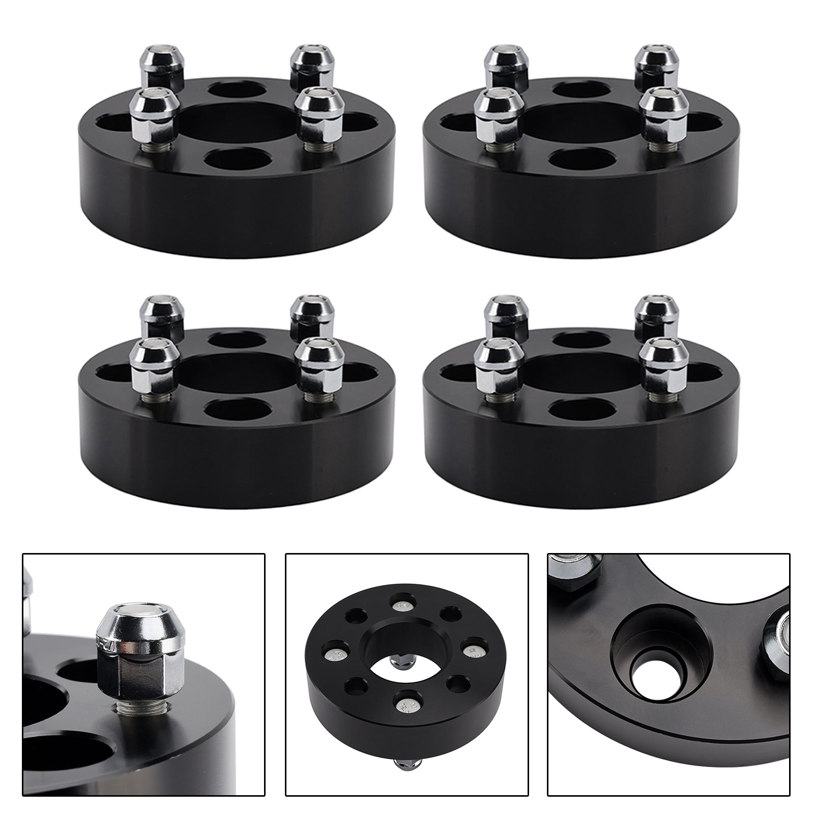 Ezgo Club Car Golf Carts 1.5" Wheel Spacers Kit Cable Golf Carts Lug Nuts
