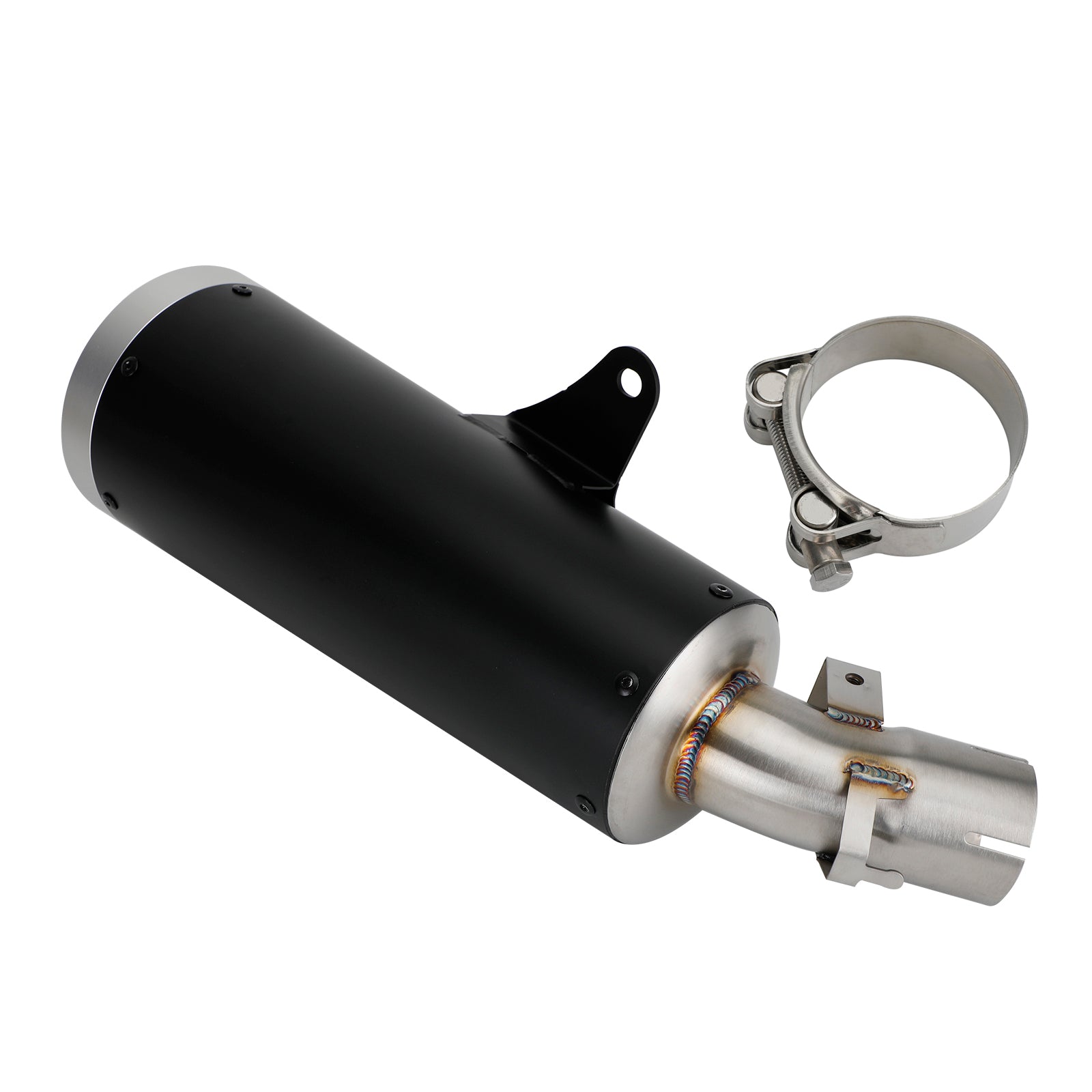 Nerezový skluz na výfukový tlumič tlumiče ocas černý pro Kawasaki Z900rs 18-23 19