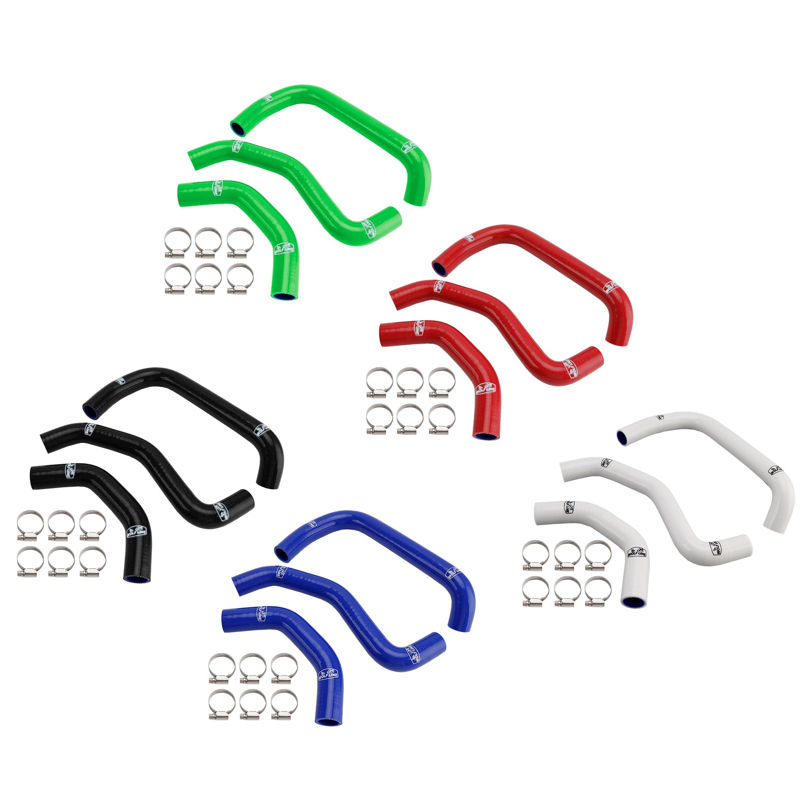 2021-2025 Kawasaki ZX10R ZX-10RR Silicone Radiator coolant Hose