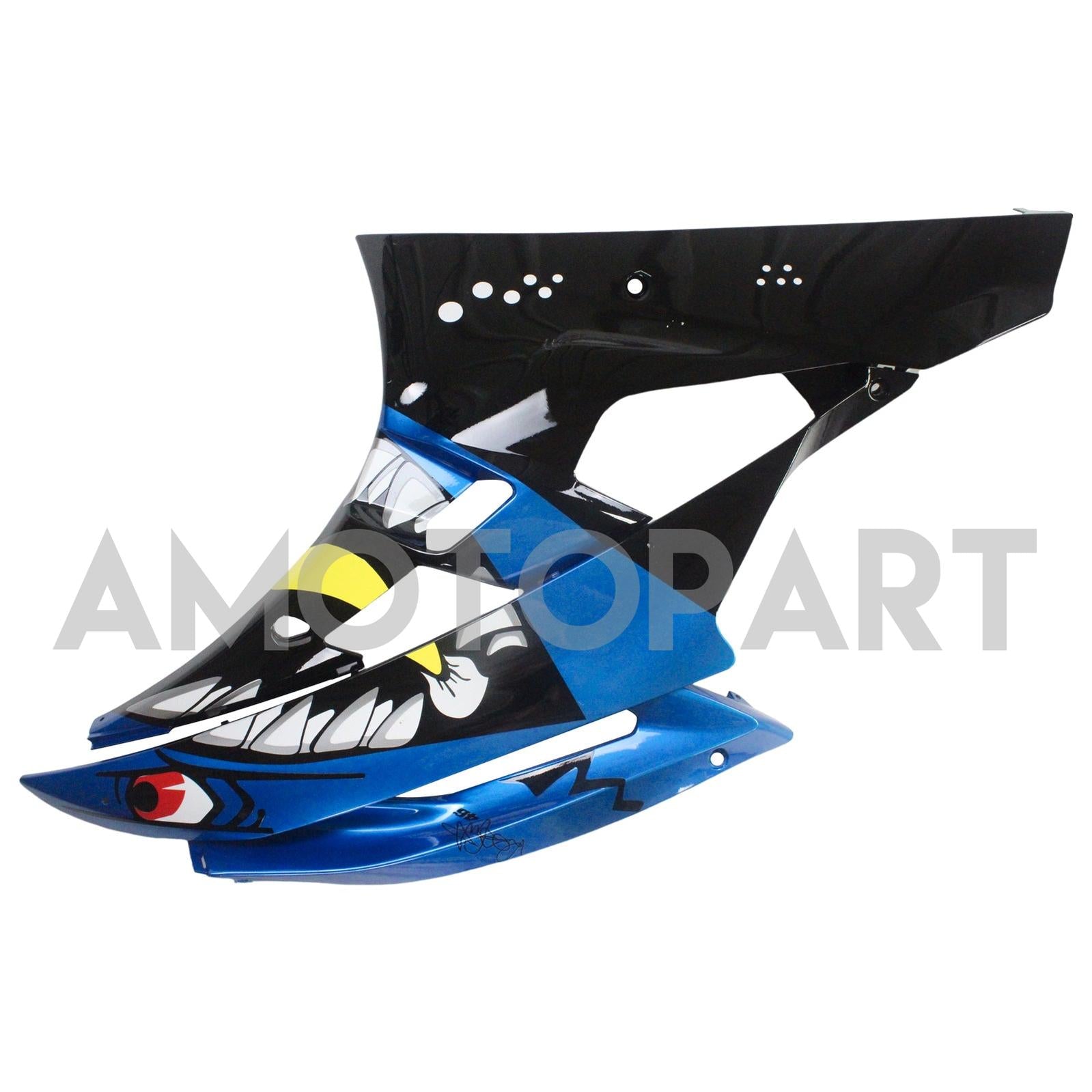 Amotopart 2006-2007 YZF 600 R6 Yamaha Blue&Green Fairing Kit