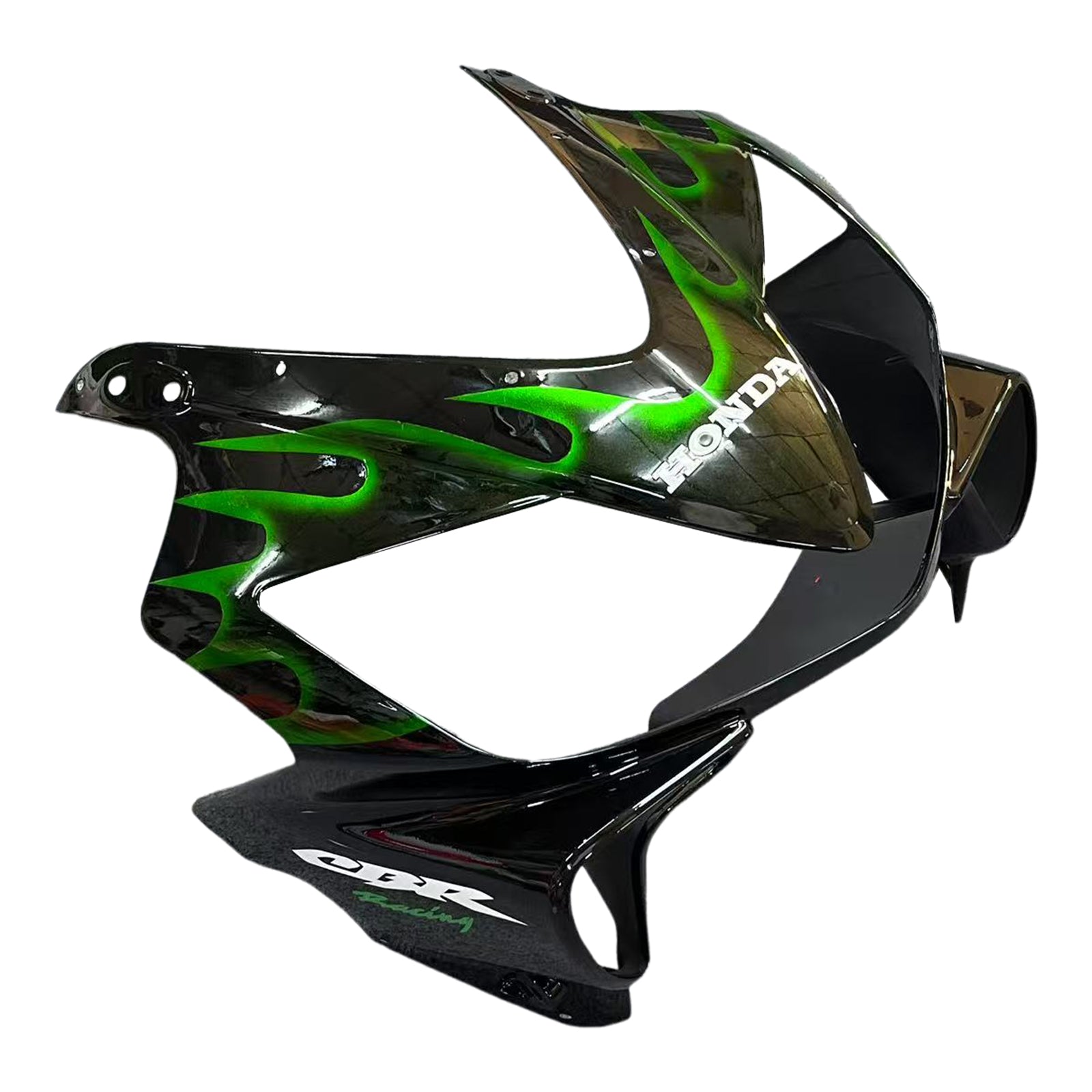 Amotopart 2001-2003 Honda CBR600 F4i Black Green Fairing Kit