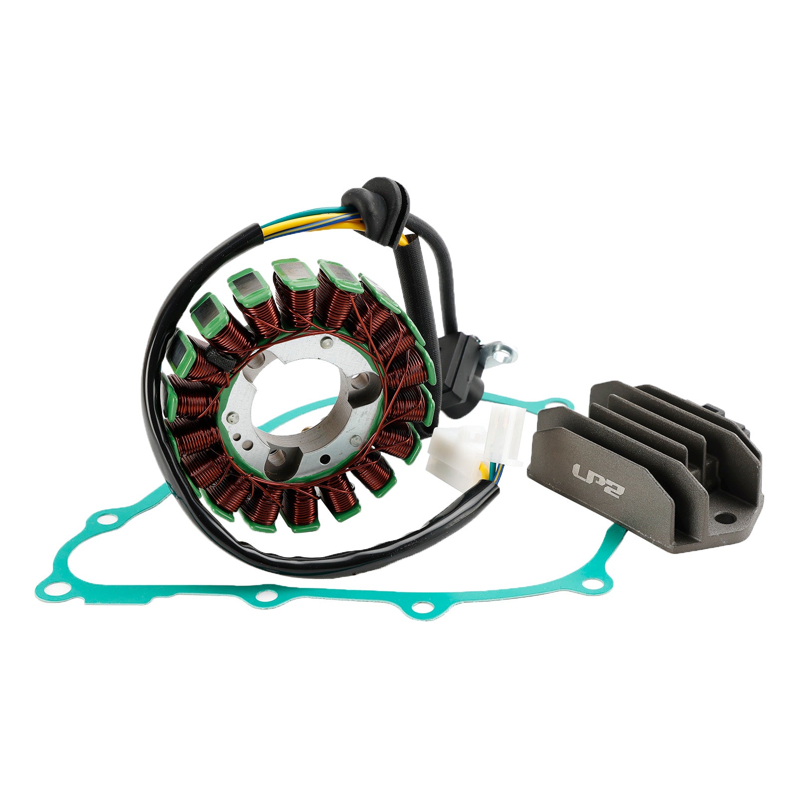 Generator Stator Regulator & Packning för Honda CB125F GLR 125 GLR125 1WHF 15-2016