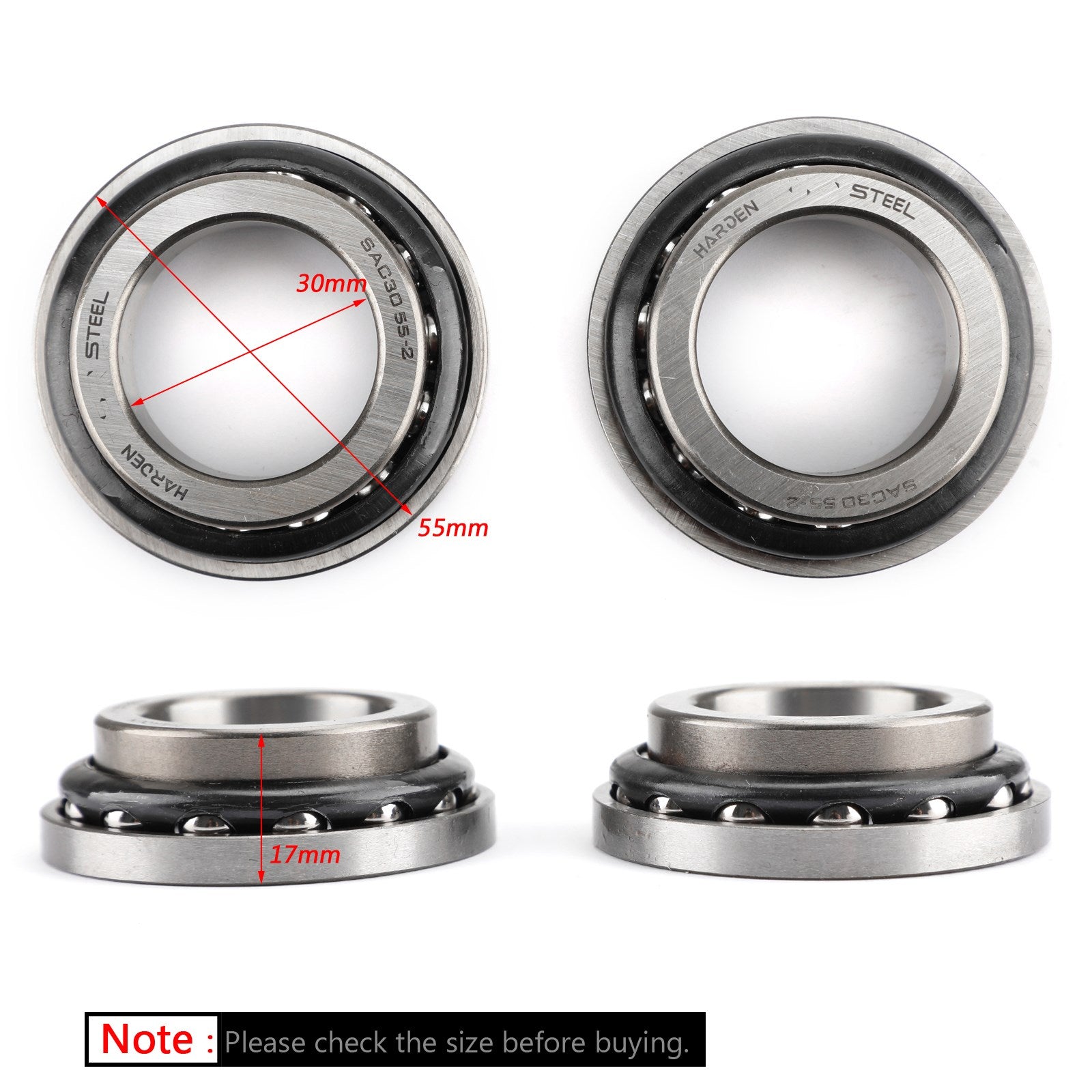 Suzuki Sv1000 Yamaha YZF R6 R1 Universal Lenkstamm Lagerversiegelungskit