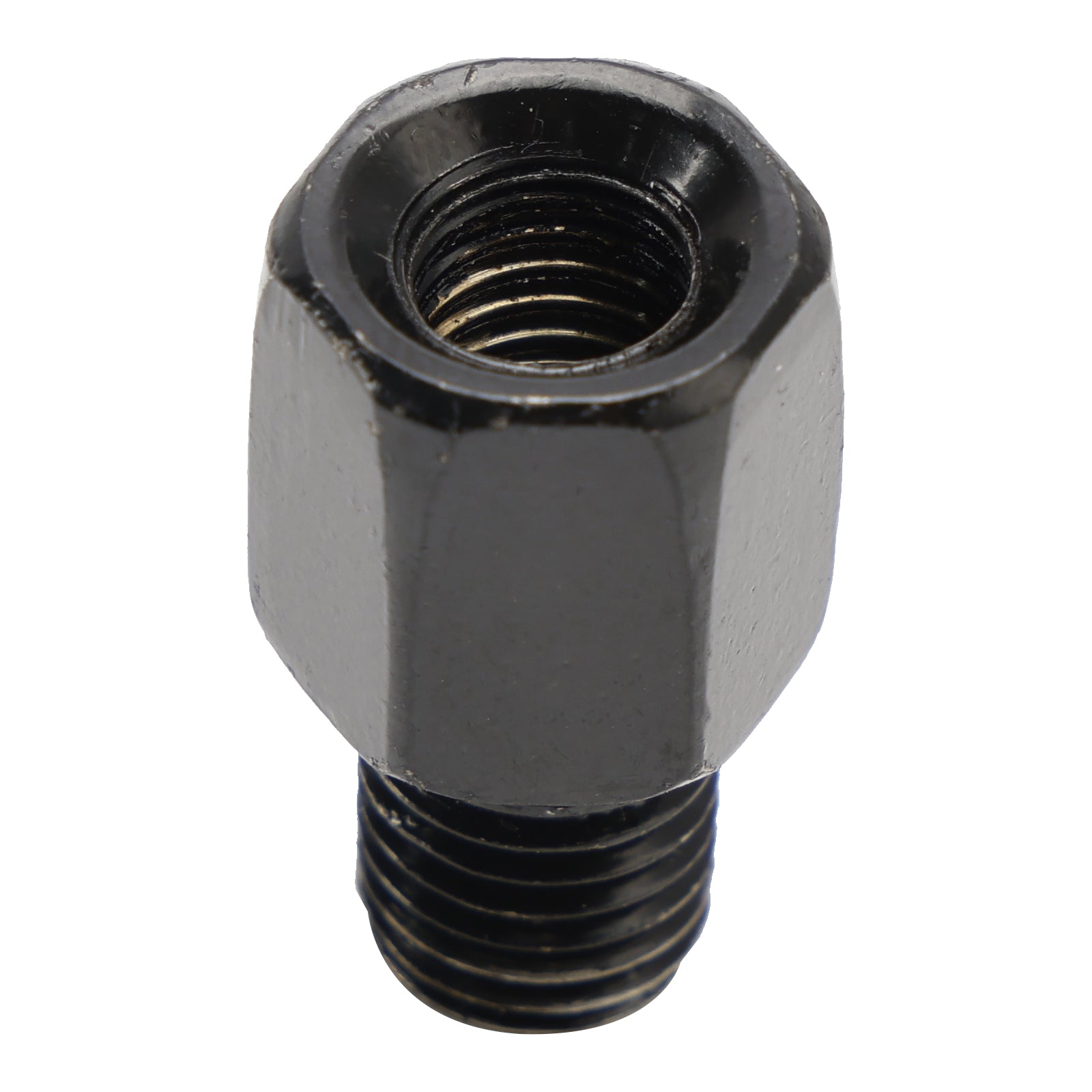 2 adaptadores de espelho universal para scooter de motocicleta, padrão de 8 mm para reverso de 10 mm