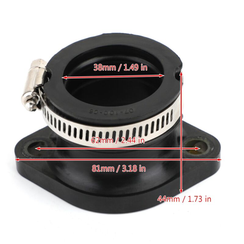 2x 86-00 Polaris Ansaugkrümmer Stiefelbonne Vergaser Kohlenhydrat-Flanschsteck 3085044