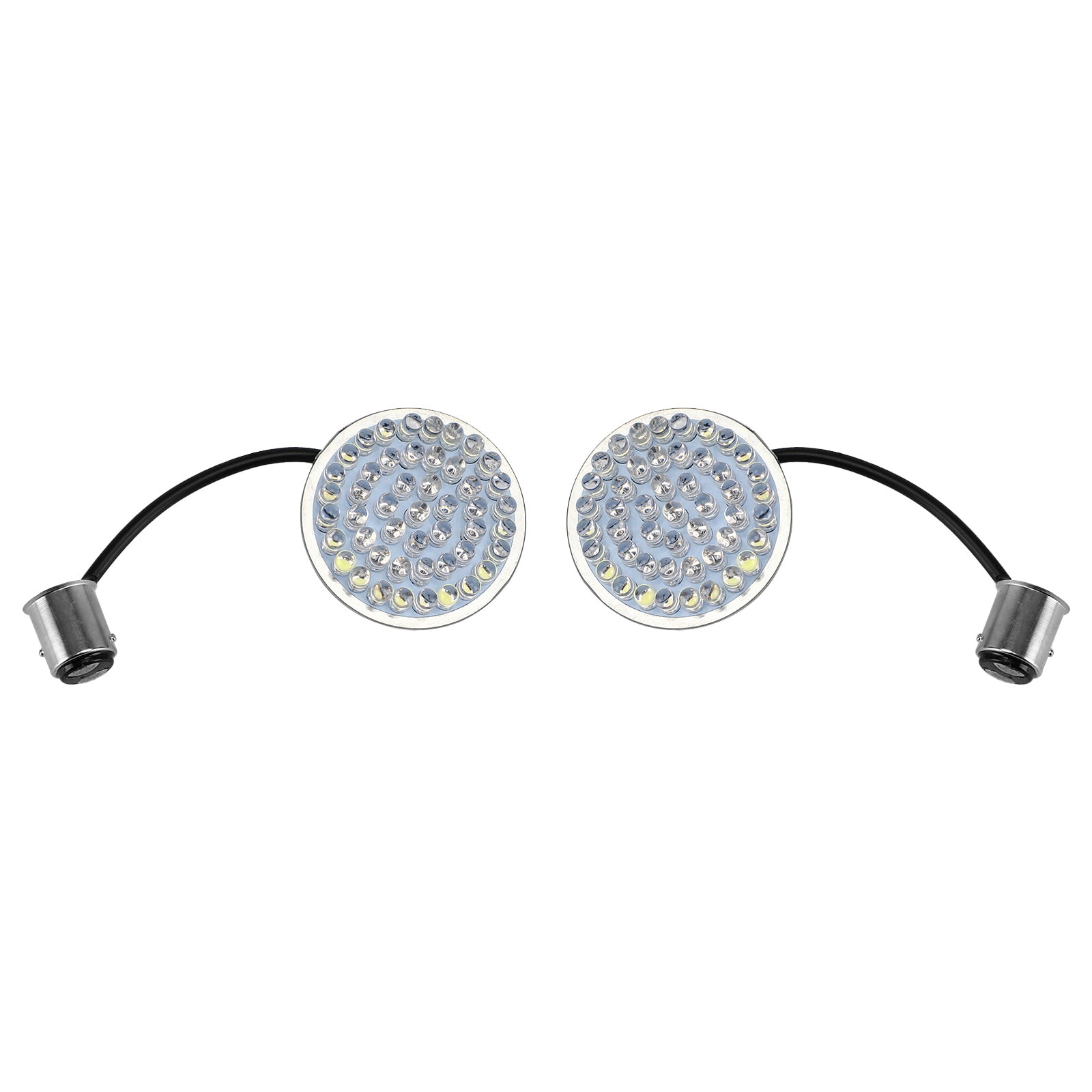 2Pcs Dyna Softail Street Glide Road King 1157 LED Turn Signals Blinker Light